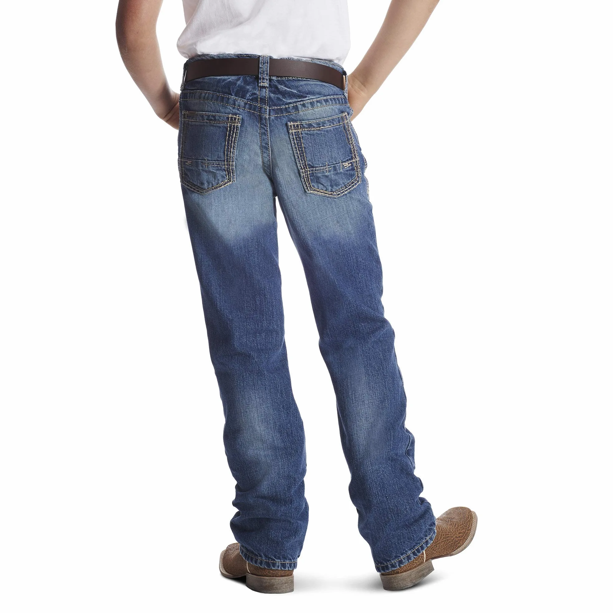 ARIAT B4 Relaxed Boot Cut Jean - Jeans Chłopcy