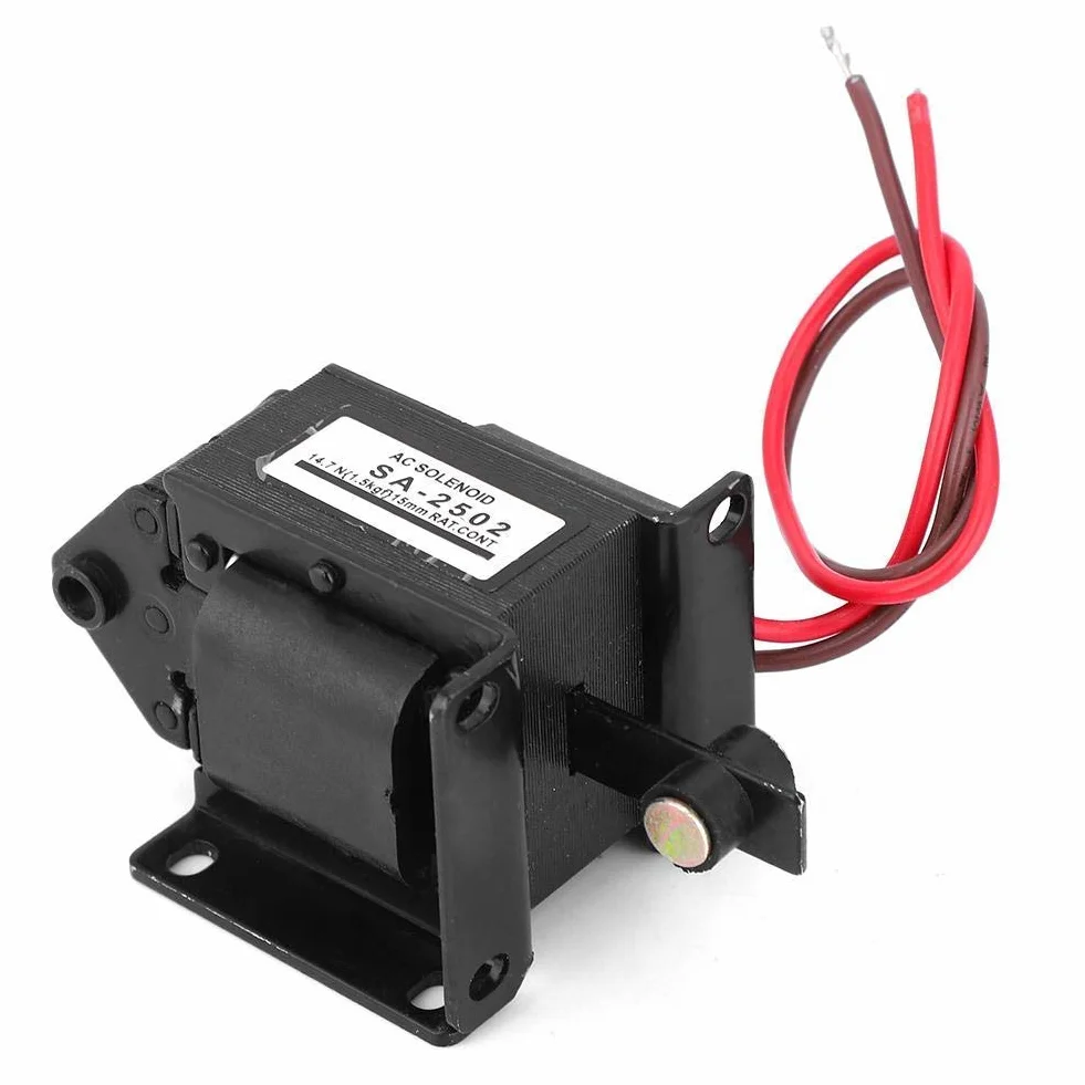 Elektromagnes, AC magnes trakcyjny elektromagnes do automatyzacji przemysłowej 220 V AC 14,7 N 15 mm skok