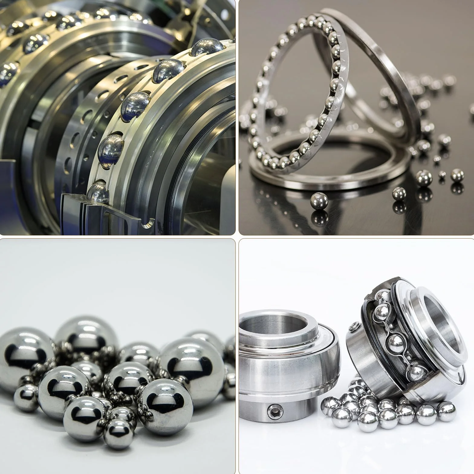 QUARKZMAN 50 szt. chromowane stalowe kulki łożyskowe 10 mm precyzyjne kulki, mini kulki łożyskowe, G100