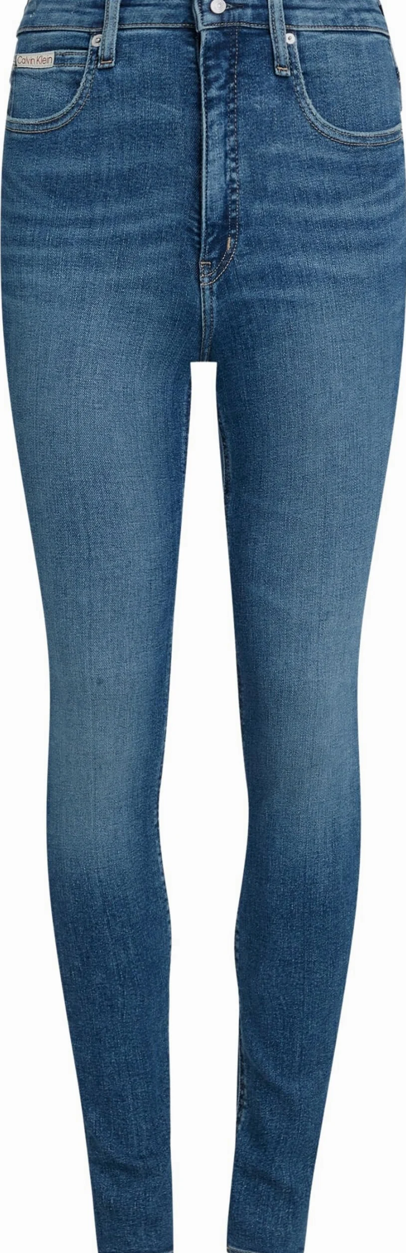 Calvin Klein Wysoki Stan Skinny J20j224492 - Wąskie Kobiety