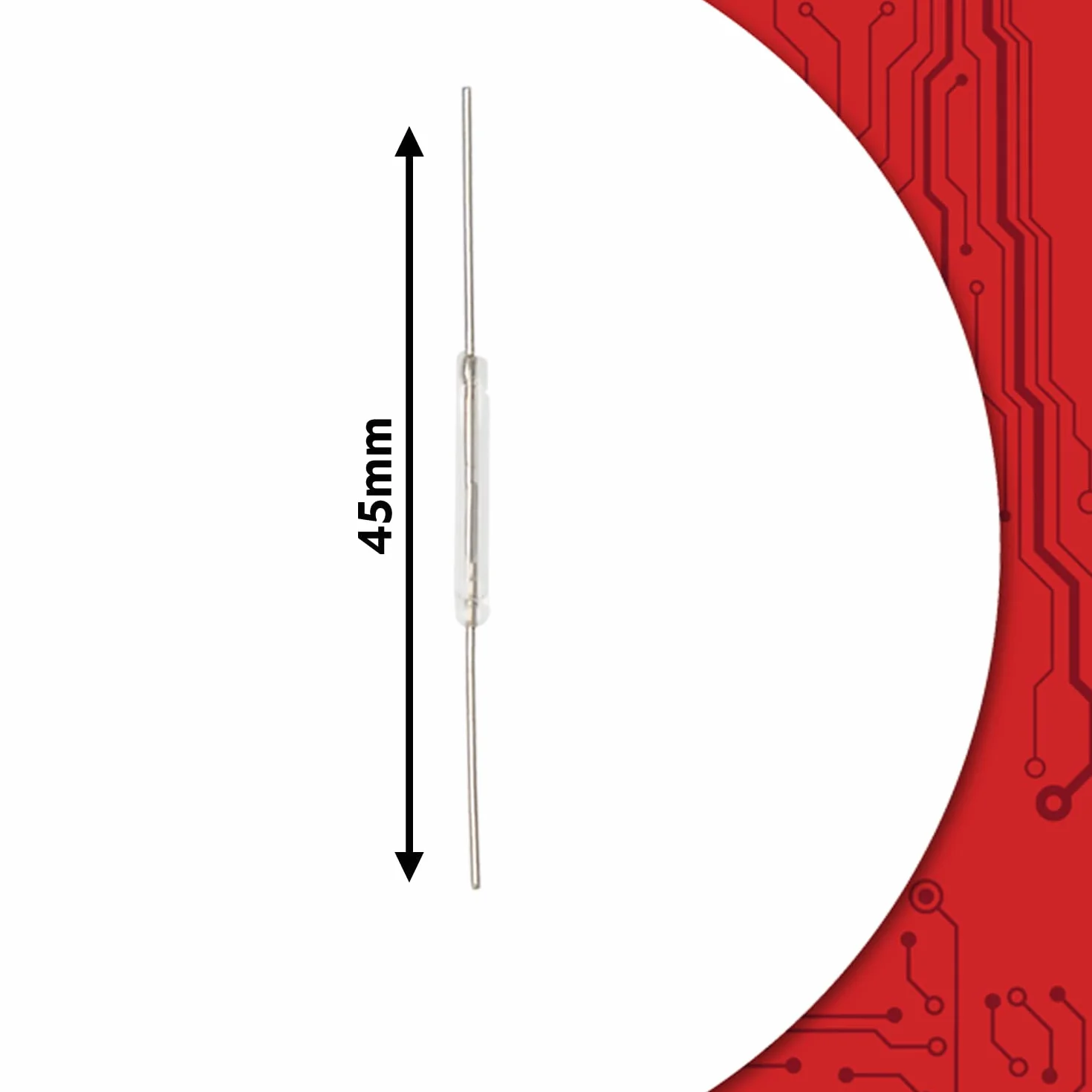 AZ Delivery 10 sztuk N/O Reed przełącznik magnetyczny 2 x 14 mm zamykacz magnetyczny indukcyjny przełącznik do Arduino
