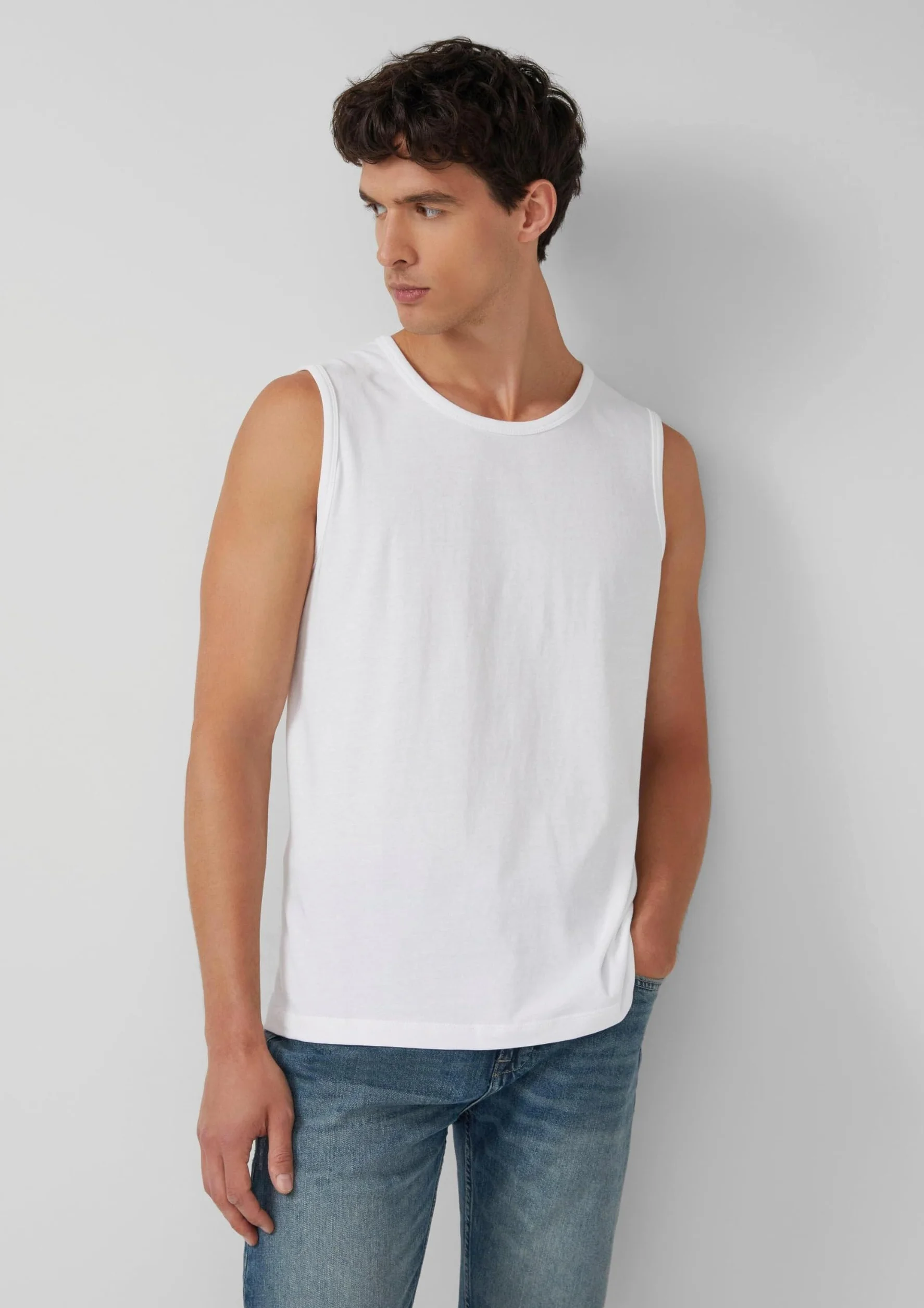 s.Oliver T-shirt męski, biały, XL