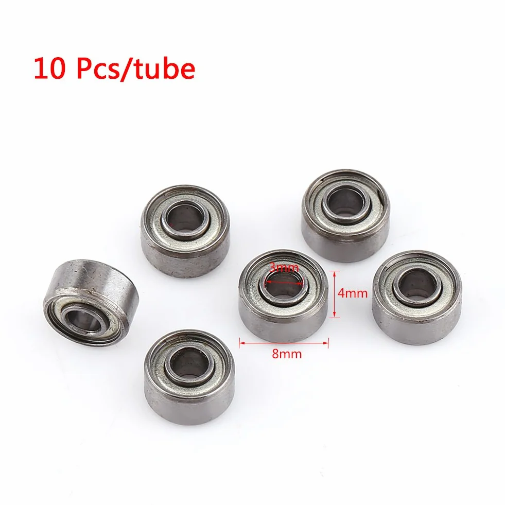 10 szt. 693ZZ łożysko kulkowe z mikrostali 3 x 8 x 4 mm miniaturowe podwójne łożysko osłonowe