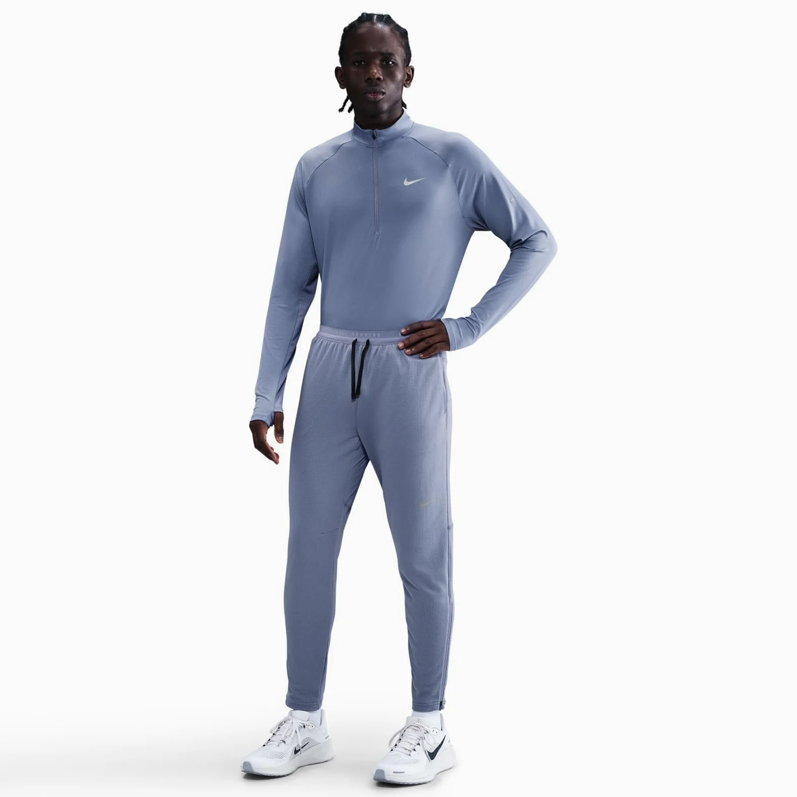 NIKE Górna część środkowa biegowa Mężczyźni Nike Stride Dri-fit Midlayer-laufoberteil mit Halbreißverschluss für Herren