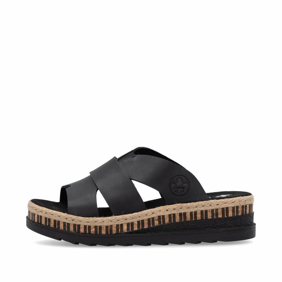 Rieker Damen-Pantolette schwarz (1)