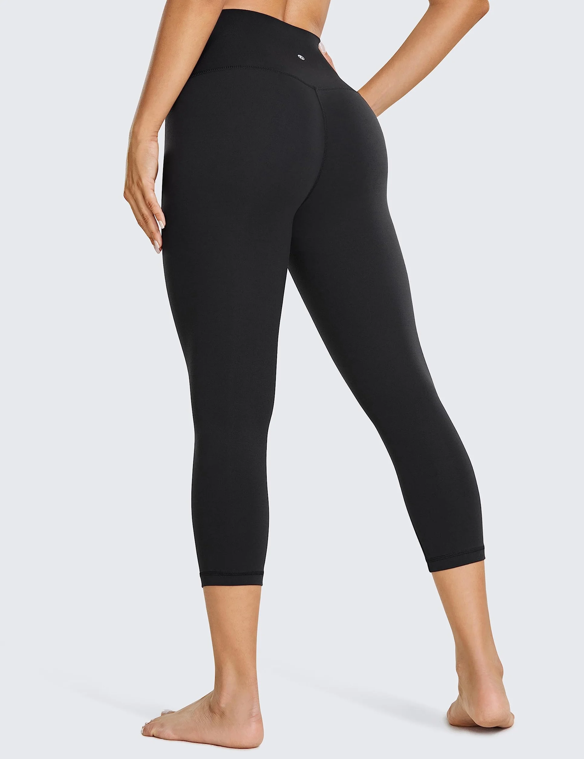 CRZ YOGA Butterluxe Wysokie taliowane legginsy treningowe Capris dla kobiet 21'' - Lounge Buttery Soft Yoga Pants