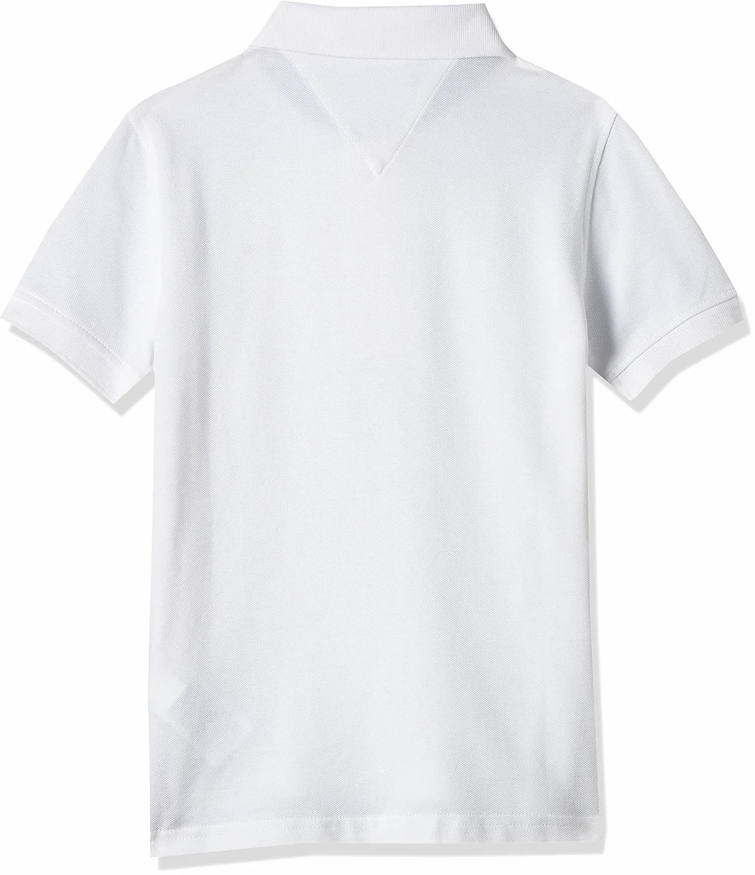 Tommy Hilfiger Chłopięce koszulki polo z krótkim rękawem, biały (Bright White), 10 lat