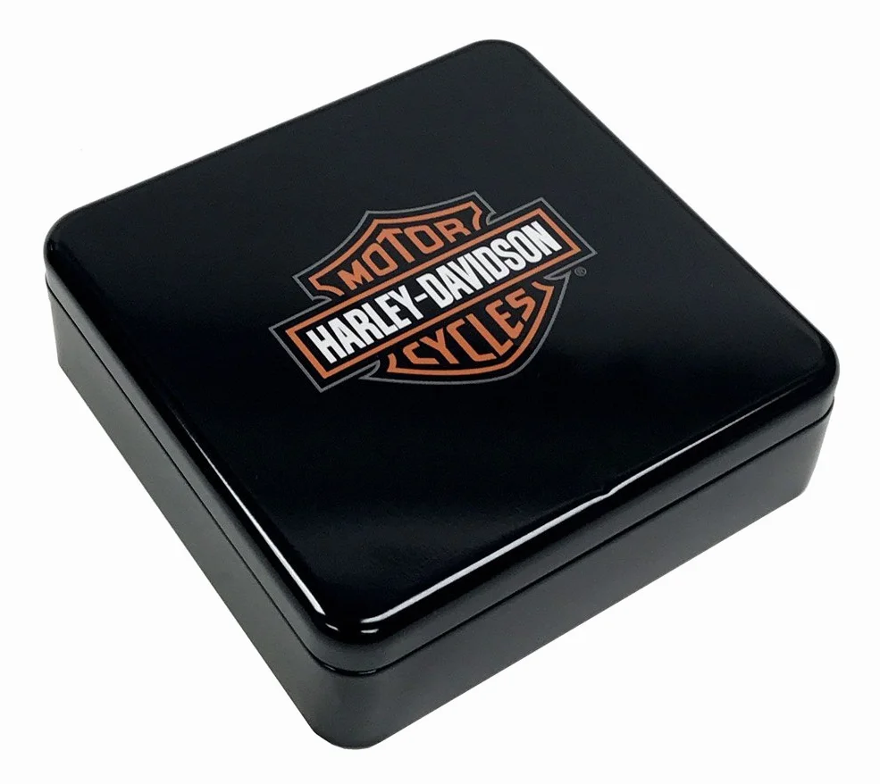 Harley-Davidson Men's Wings Over America Belt Buckle, Antique Silver HDMBU11402