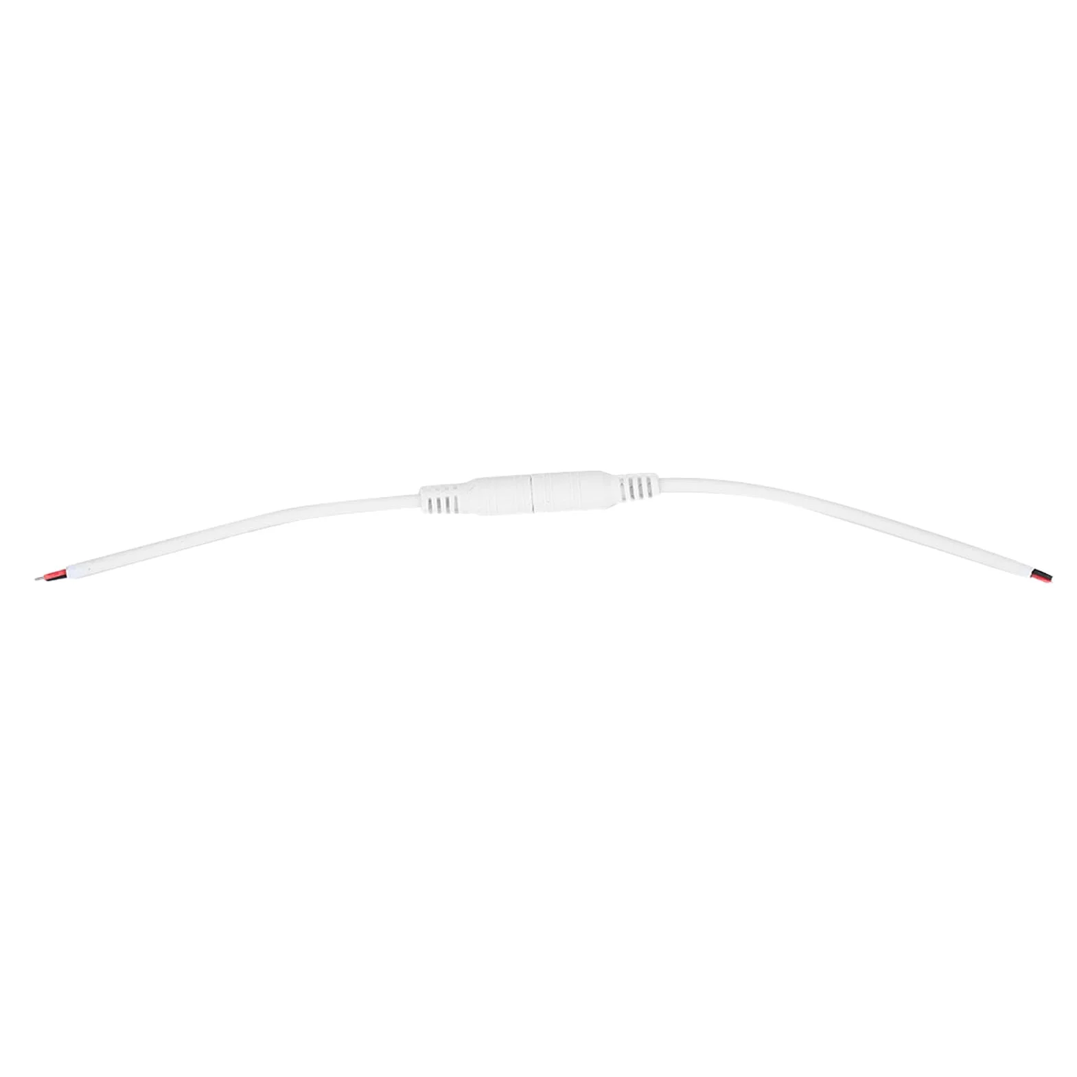 Złącze Zasilania DC 5,5x2,1mm, Męsko-Żeńskie, Zestaw 5 Par, Biały, z Przewodem (Biały)