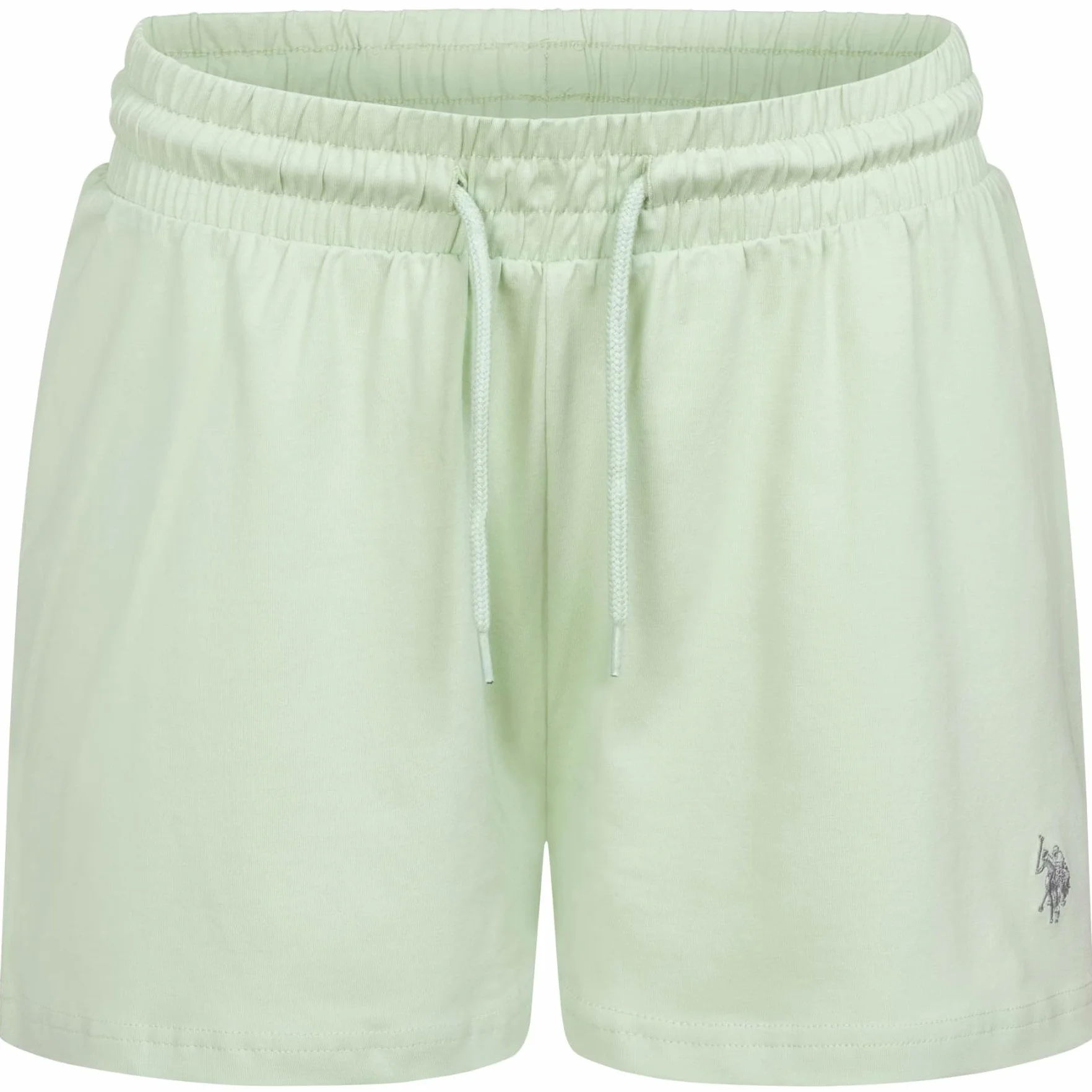 U.S. POLO ASSN. Damskie szorty dresowe (S-XXL) z mieszanki bawełny, ściągacz, elastyczny ściągacz, krótkie spodnie P035