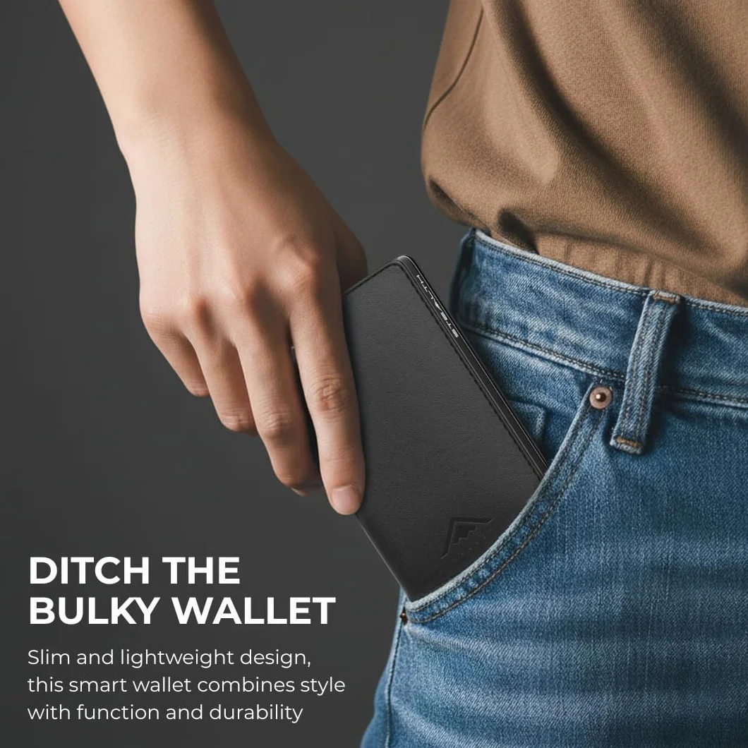 Stealth Wallet RFID Card Wallet Minimalist Pop Up Slim Metal Credit Card Holder Contactless Protection