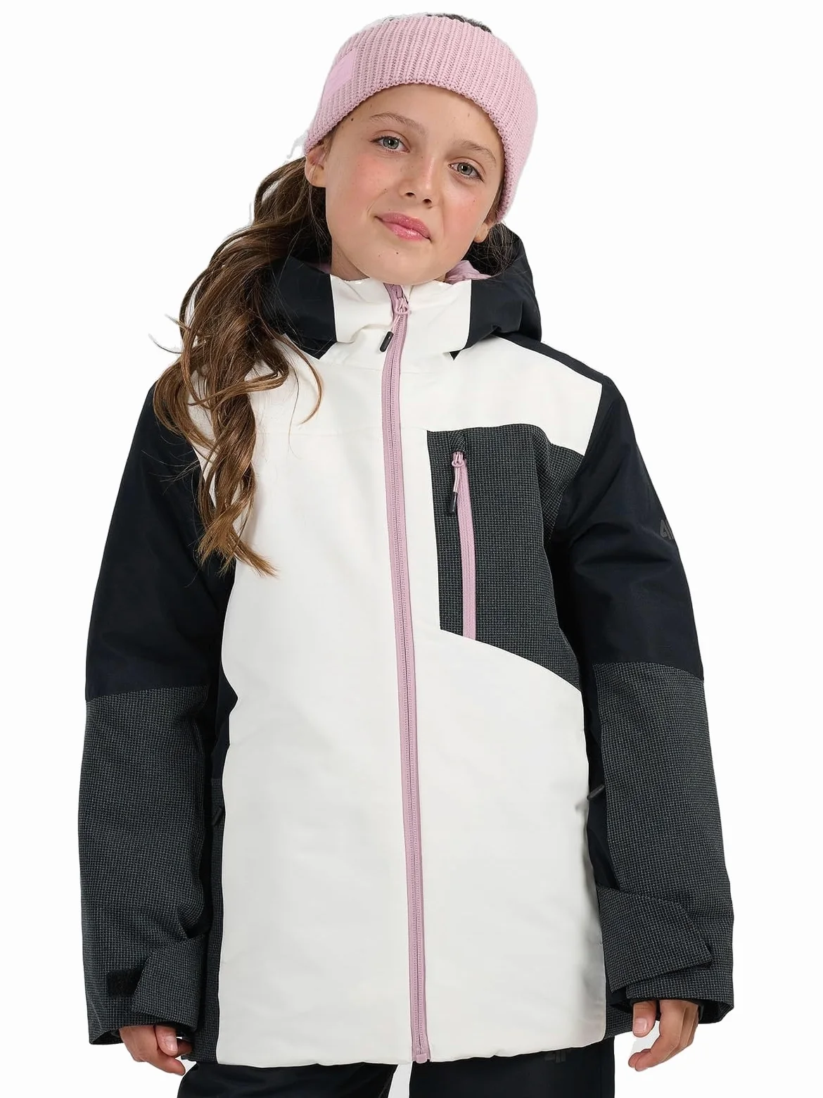 4F Kurtka snowboardowa membrana 10000 dziewczęca