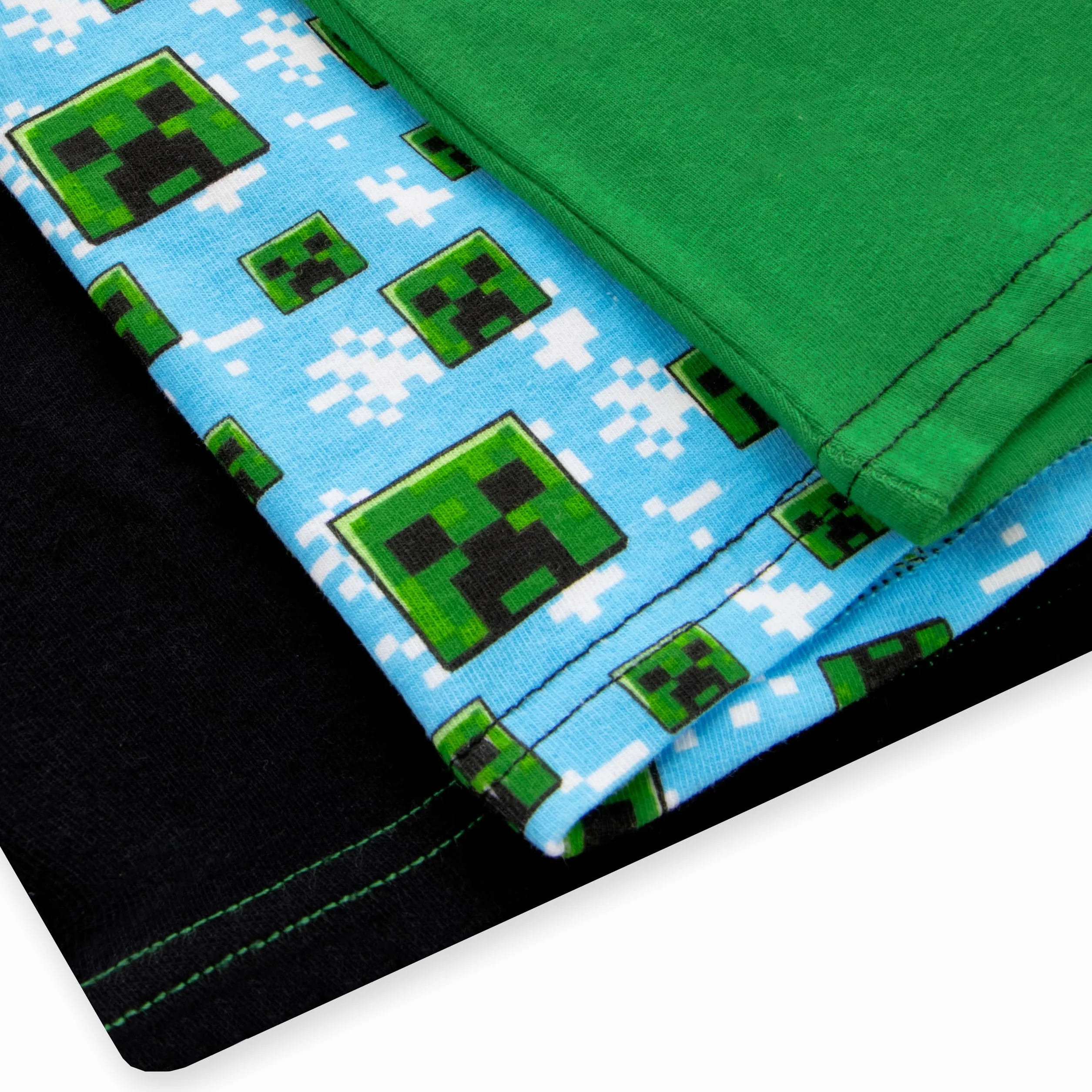 Bokserki Minecraft Dla Chłopców 3-Pack Creeper Bielizna Gamingowa Dzieci Spodnie Gamer