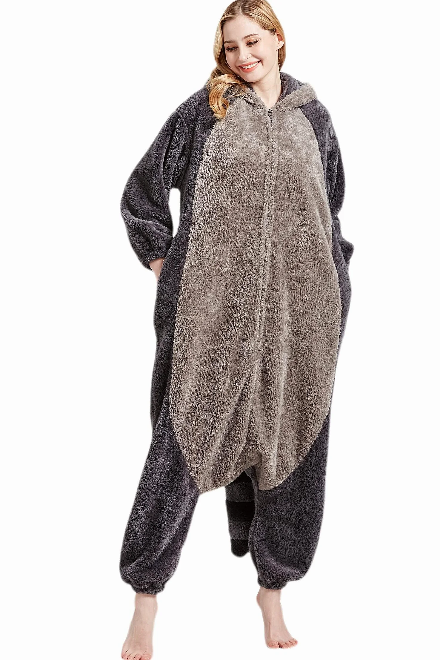 SimZoo Animal Onesie PiżAma Dla DorosłYch MężCzyźNi Kobiety ZwierząT Przebranie Na Karnawał Bielizna Nocna Unisex JednoczęśCiowa Odzież Domowa