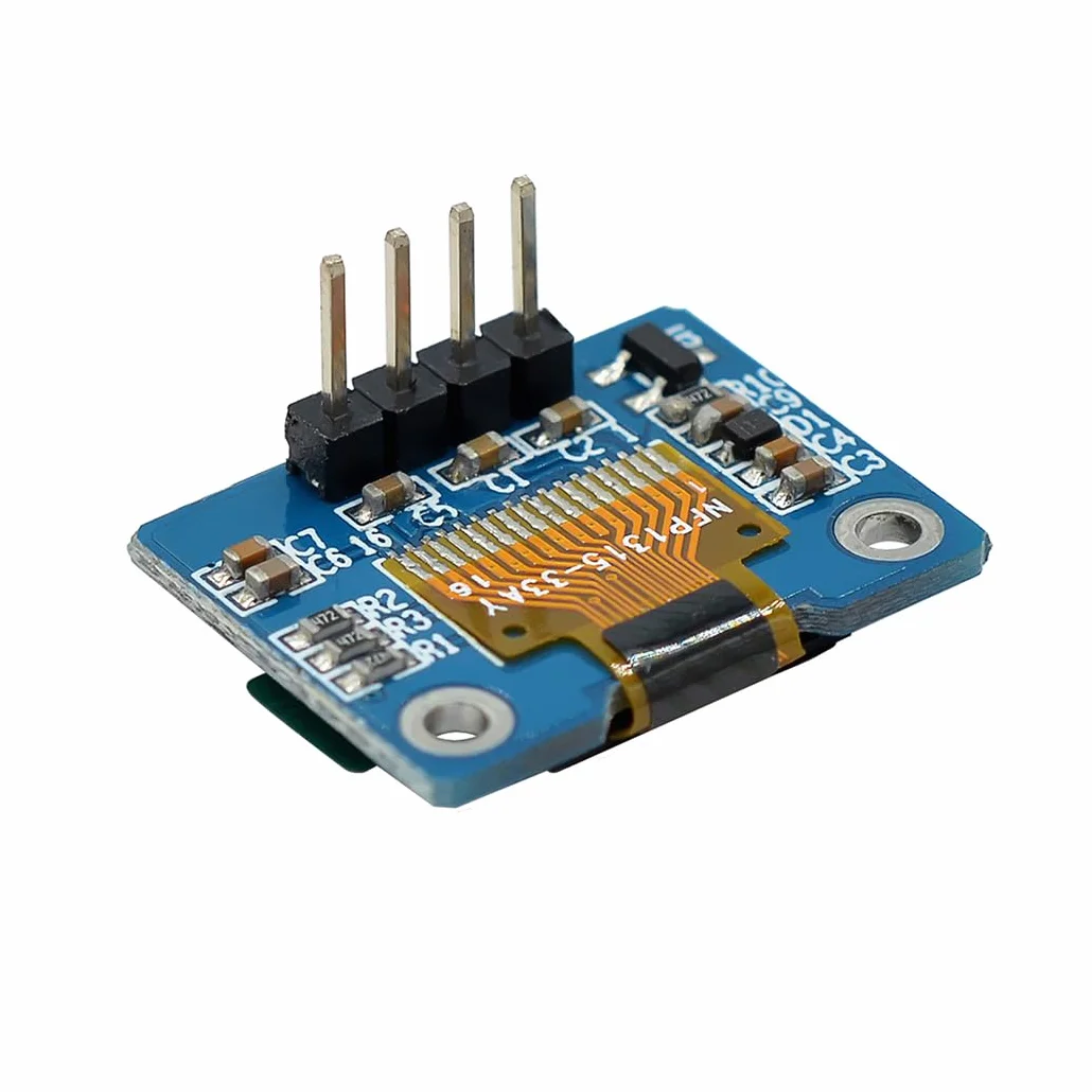 Hailege 2 sztuki 0,42" 72 x 40 IIC I2C OLED moduł wyświetlacza LCD 0,42 cala 72 x 40 cm OLED LCD moduł ekranu biały 3,3 V (IIC)