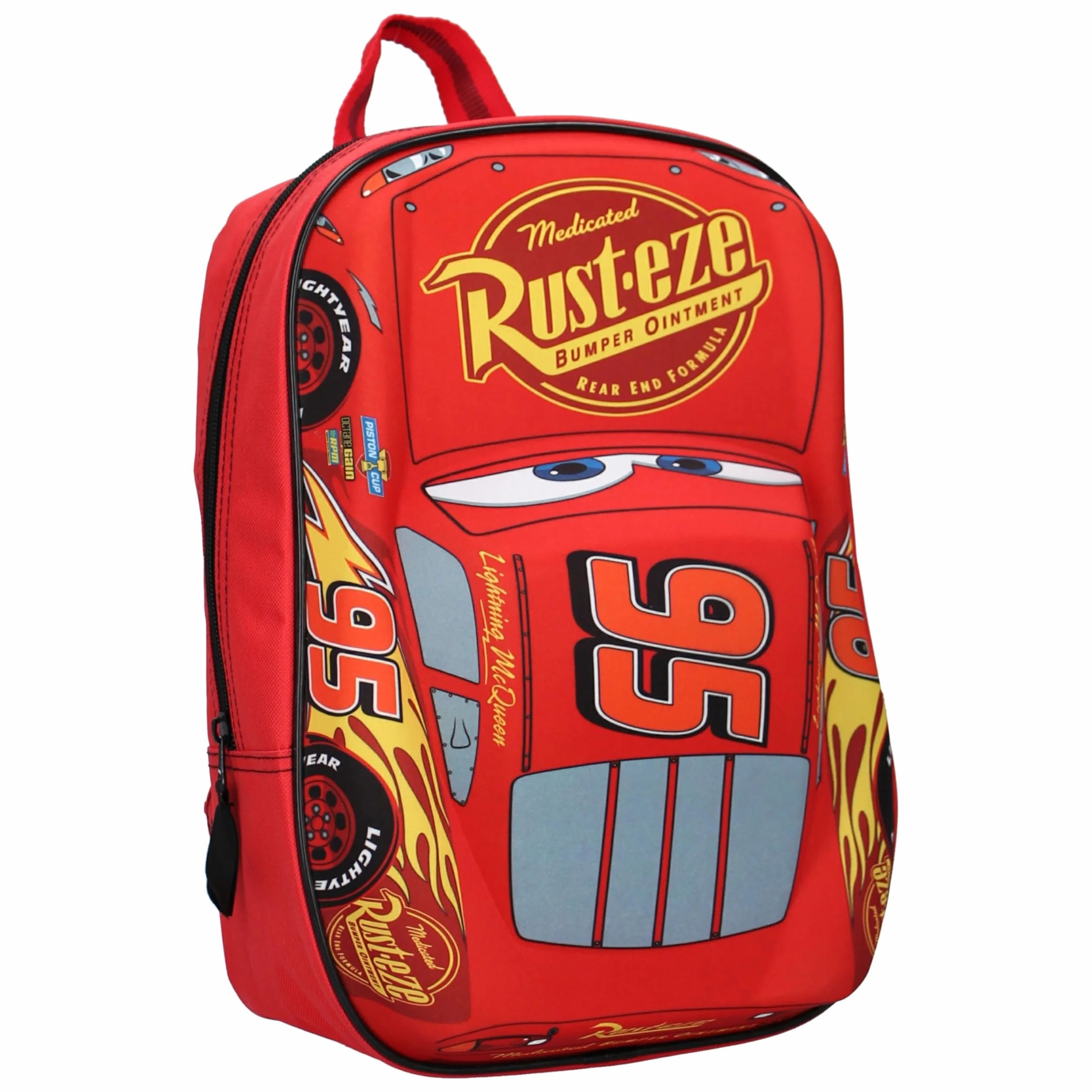 Disney 760-8462 Piston Cup Champion Cars Lightning McQueen plecak z efektem 3D, 31 cm