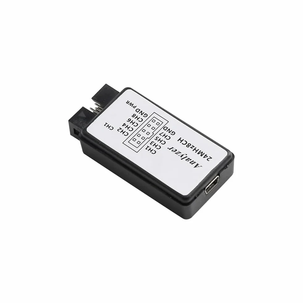 1 szt. Analizator stanów logicznych USB 24 MHz 8-kanałowy debuger dla ARM FPGA 24M 8CH