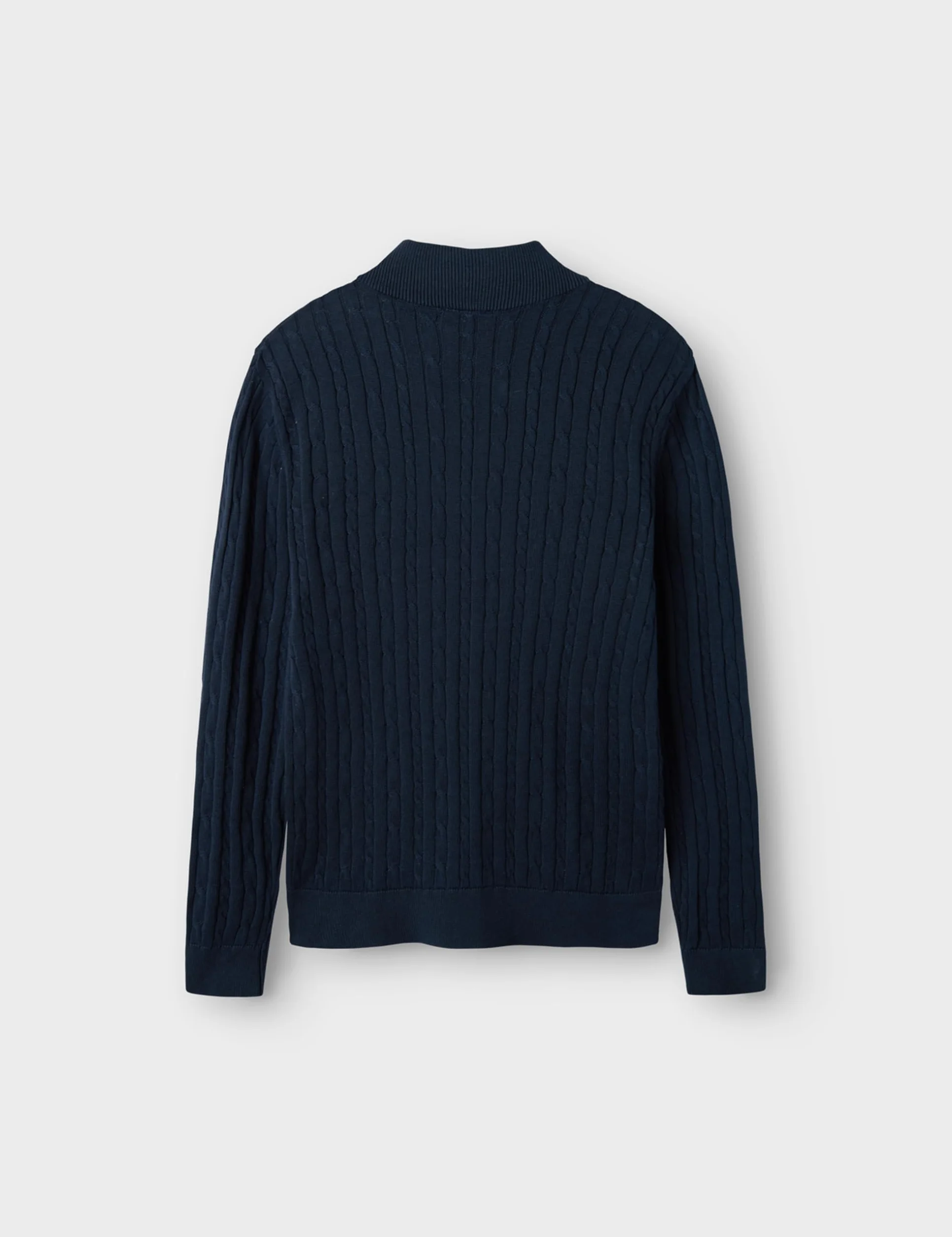 Nlmhabel Ls Half Zip S Knit, Dark Sapphire, 170-176