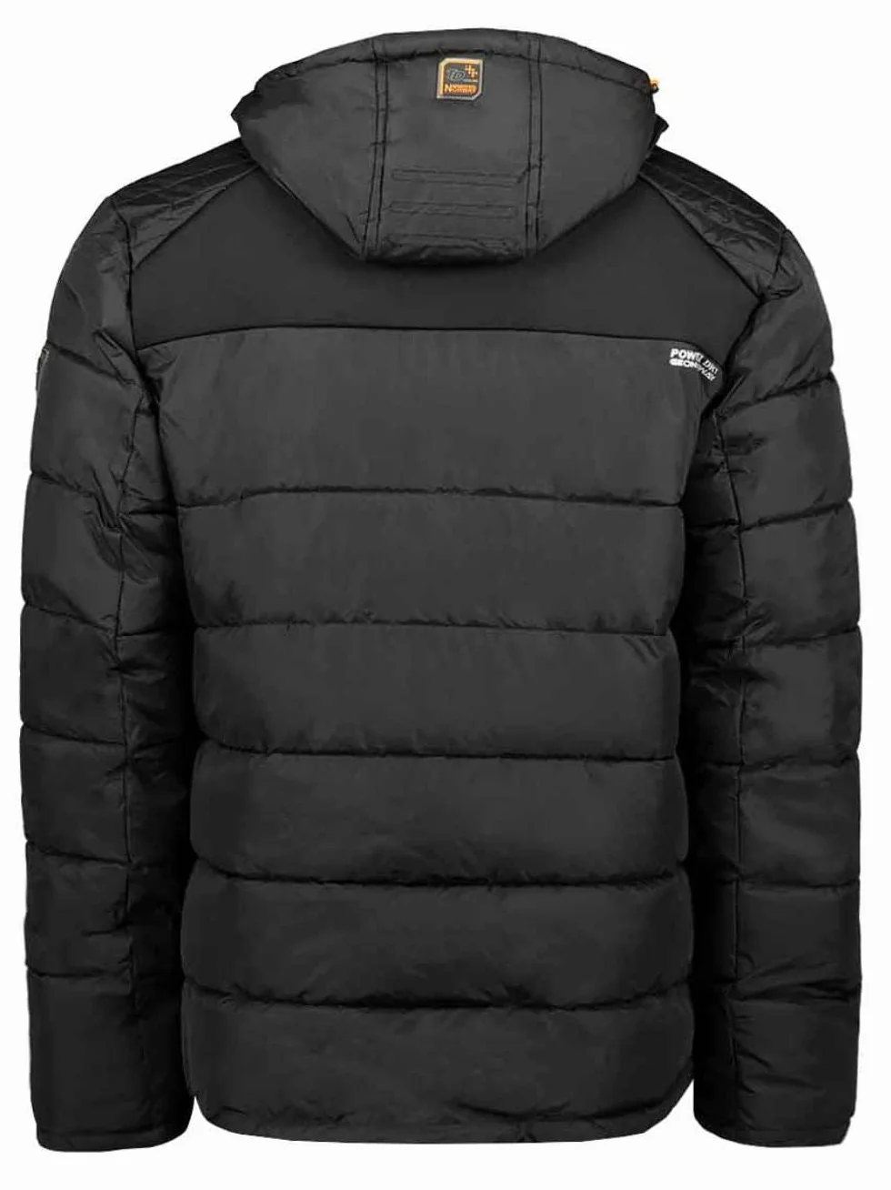 Geographical Norway męska pikowana kurtka zimowa z kapturem Anorak S-7XL Outdoor SKI snowboard