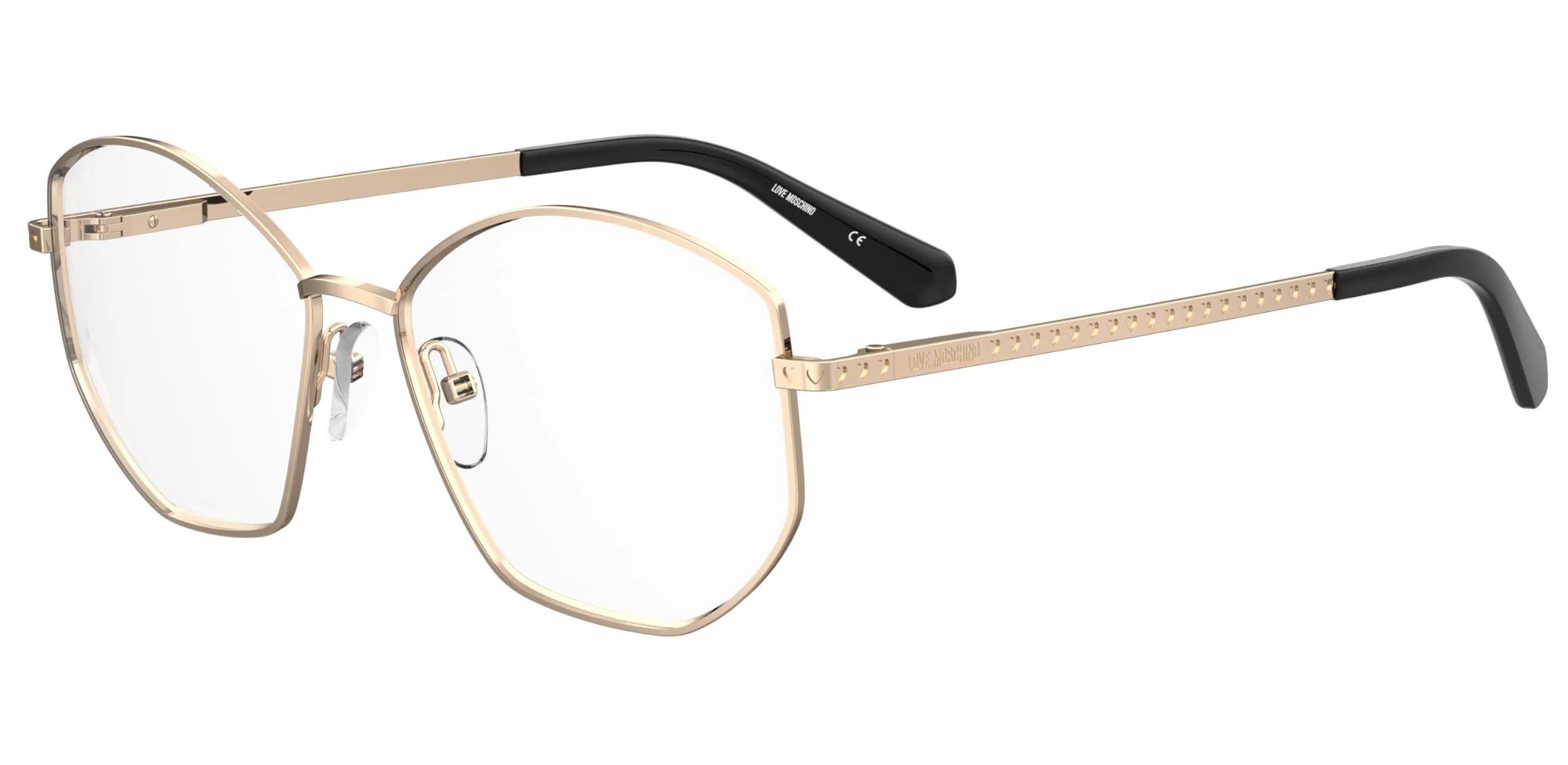 MOSCHINO LOVE MOL623 Rama okularów ROSE GOLD 55/15/140 Kobieta