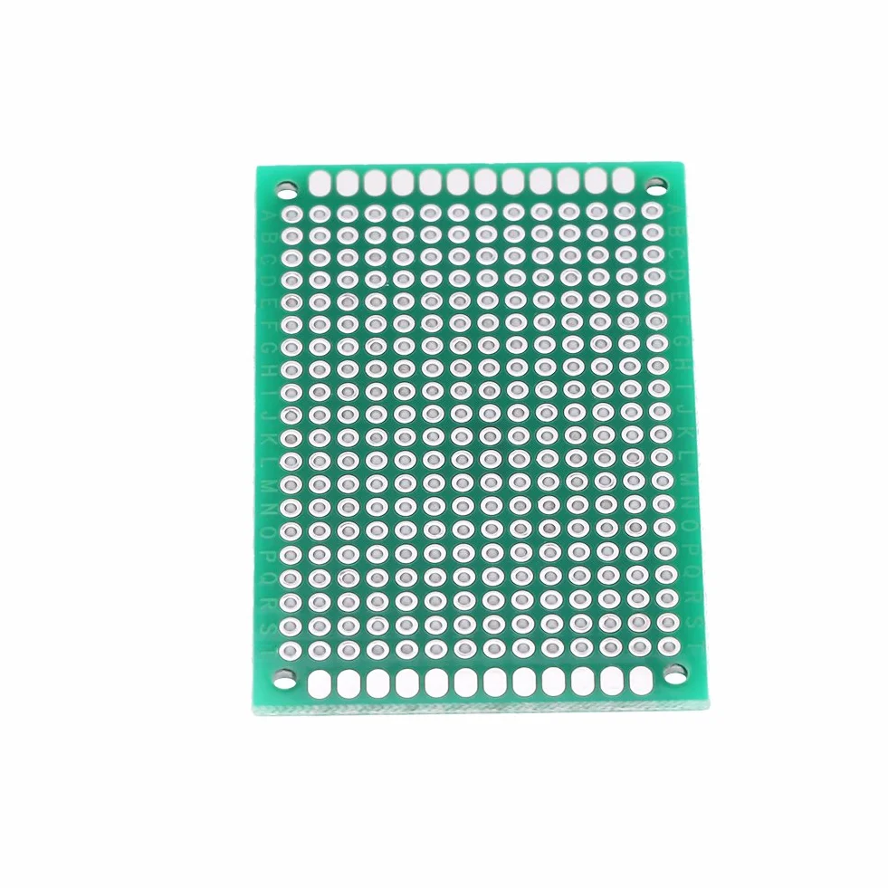 10 sztuk 4 x 6 cm dwustronne lutowanie prototypowe Uniwersalna płytka drukowana do lutowania DIY i projektów elektronicznych OPAKOWANIA WIELORAZOWE socialme-eu