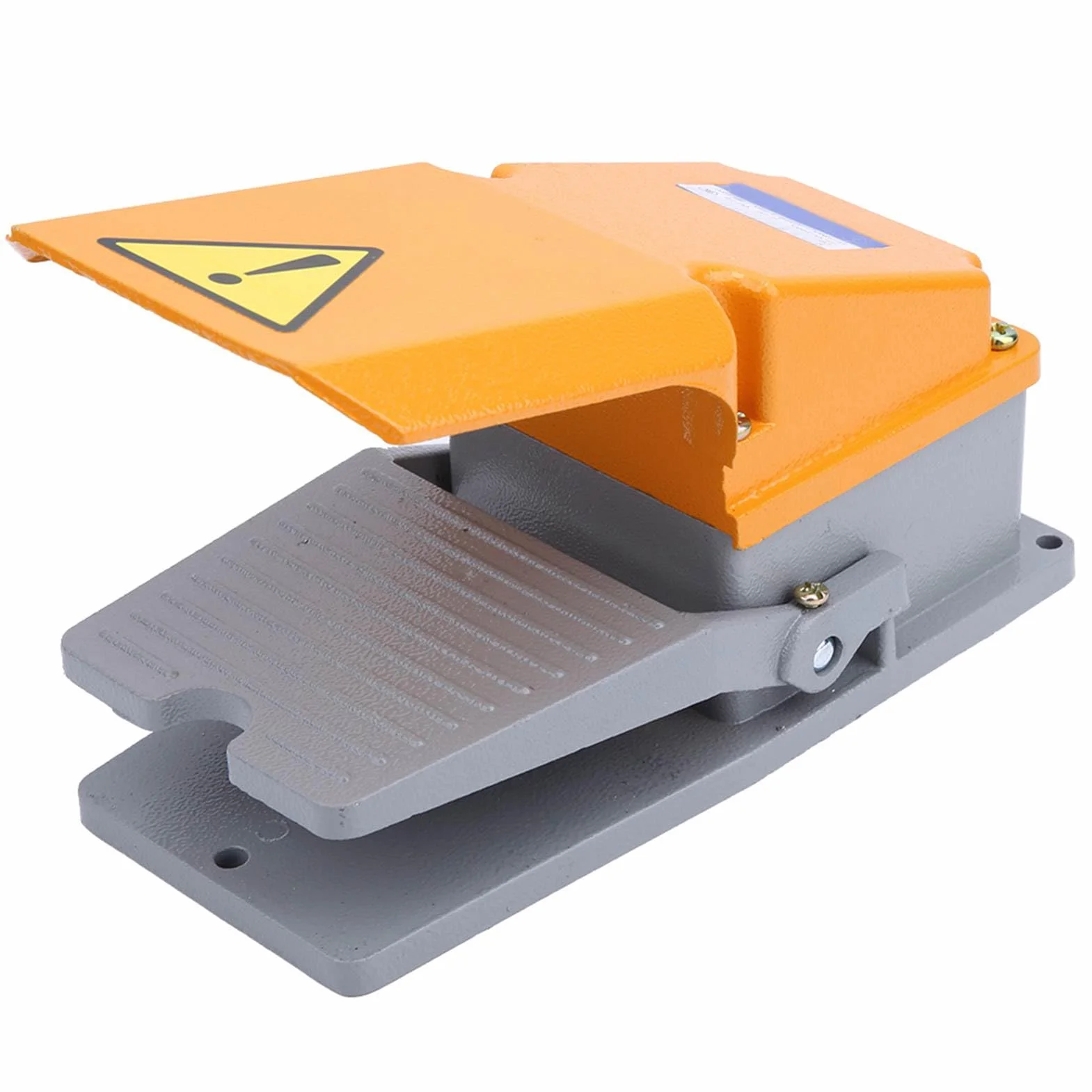 Przełącznik Pedału Nożnego z Obudową Aluminiową, Regulator Mocy Pedału Jog do Obrabiarek, 104 x 198 x 97 mm