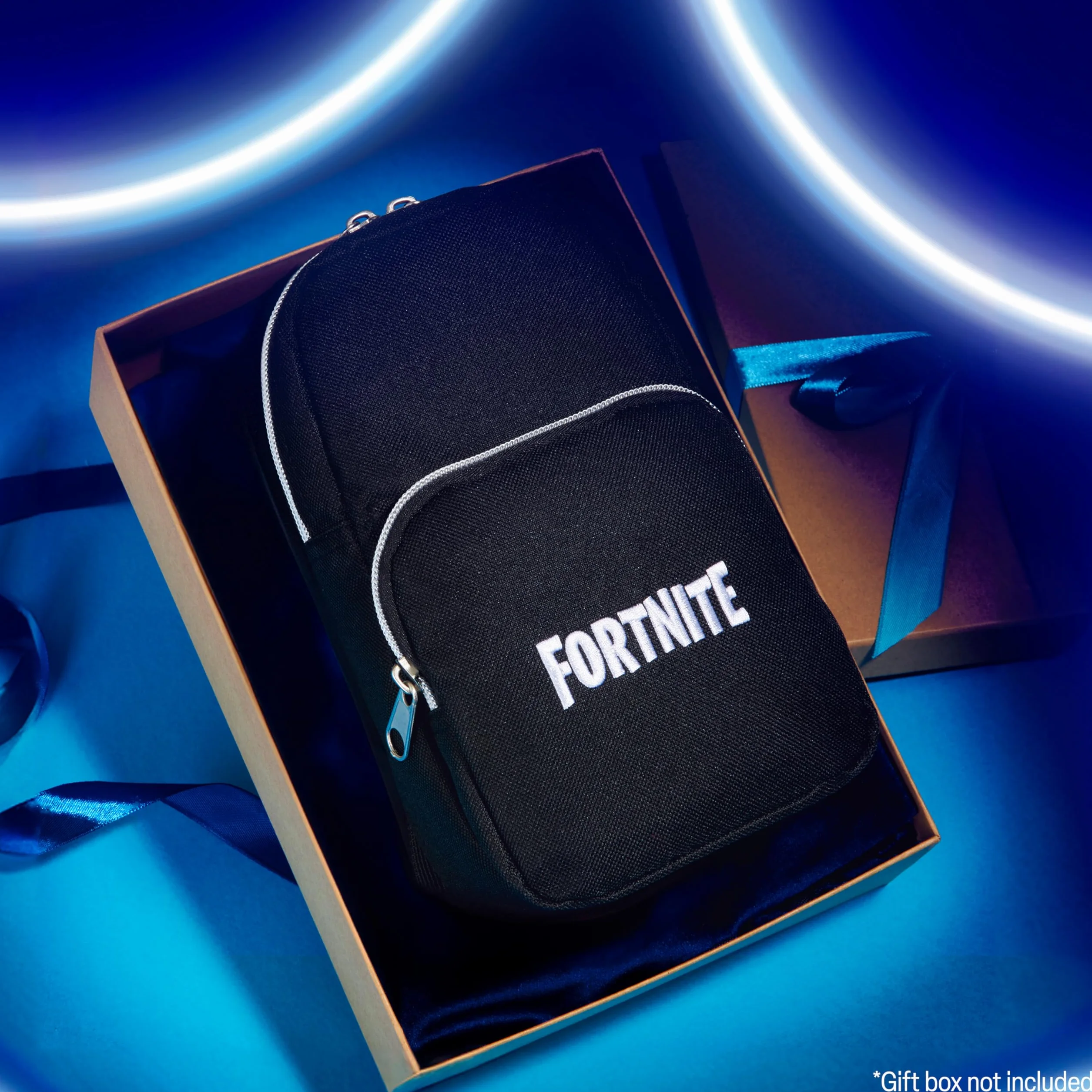 Fortnite Torba crossbody dla chłopców, nastolatków, z regulowanymi paskami, torba na klatkę piersiową, niezbędne akcesoria podróżne, portfele, telefon gracz, prezenty dla chłopców
