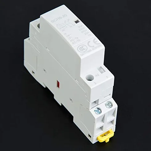 Stycznik AC, 2P 20A Stycznik AC 35mm Montaż na szynie DIN 2NO 24V 220V / 230V (220V / 230V)