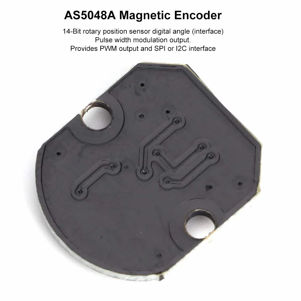 Moduł Enkodera Magnetycznego AS5048A z PWM i Interfejsem Szeregowym, Wysoka Precyzja 0.05°, 5V DC, Dokładność Kątowa dla Robotyki i Automatyki