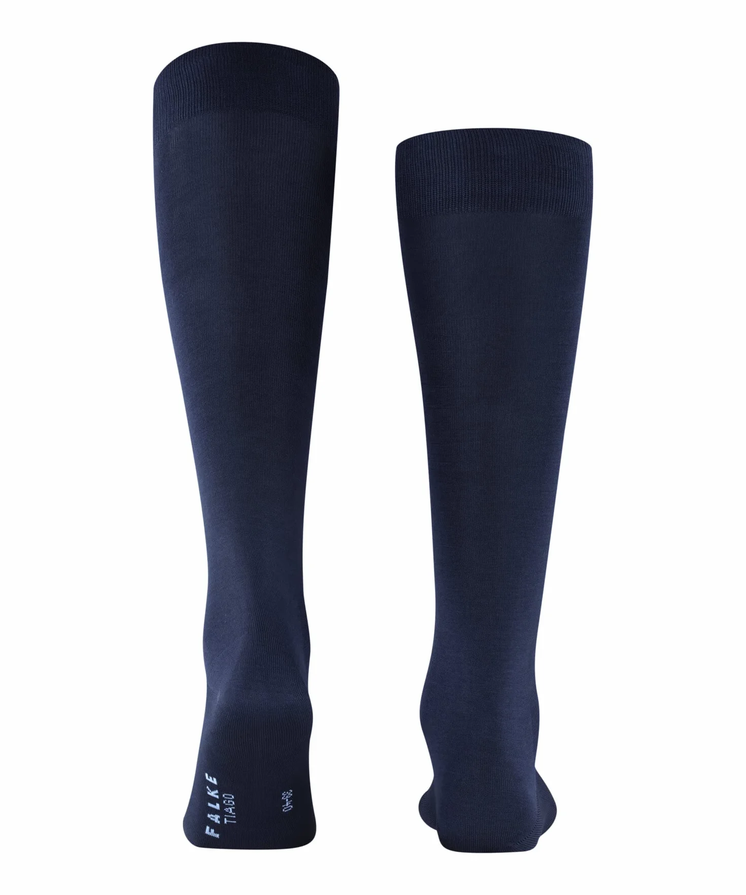 FALKE Mężczyźni Podkolanówki Tiago M Kh bawełna długie jednokolorowe 1 Para, Niebieski Royal Blue 6000, 43-44