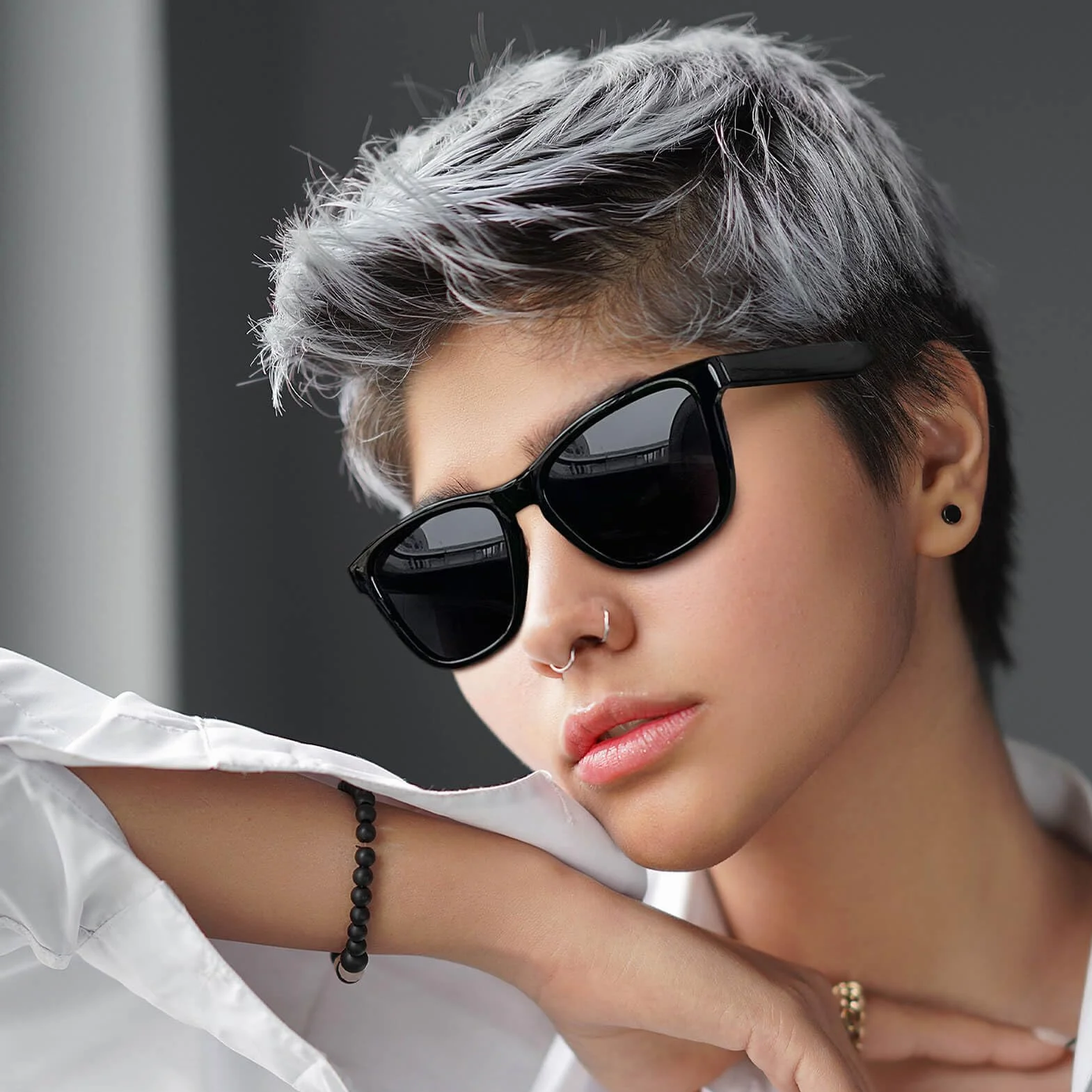 Joopin Polaryzowane okulary przeciwsłoneczne UV Unisex Retro do jazdy