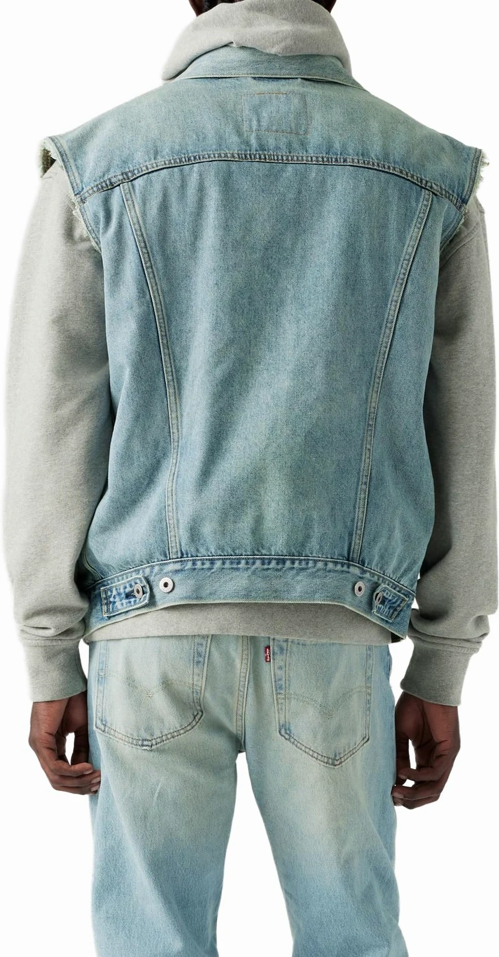 Levi's Mężczyźni Relaxed Trucker Vest 0, Kentucky Blue Vest, XL