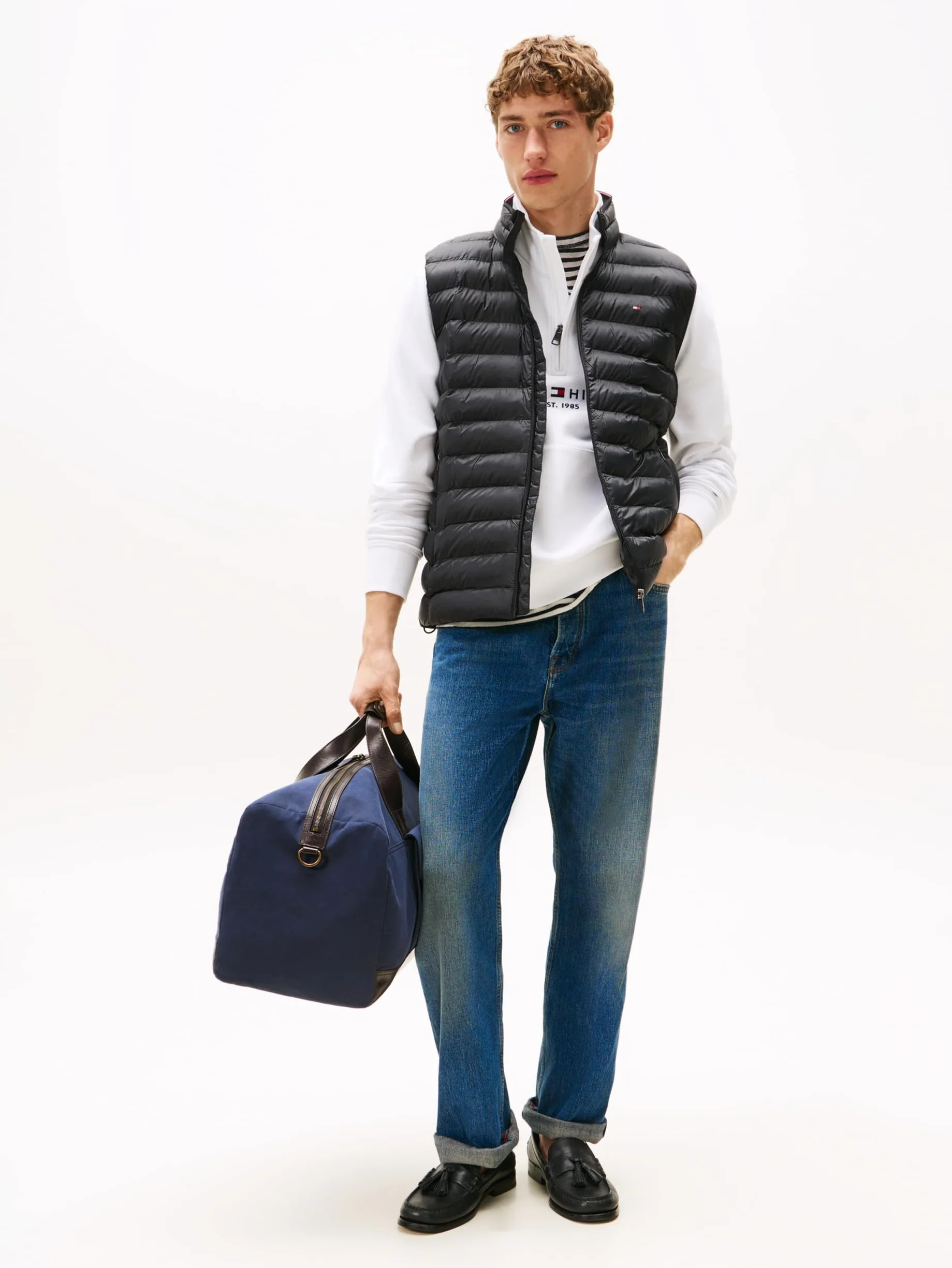 Tommy Hilfiger Męska kamizelka z recyklingu czarna XL