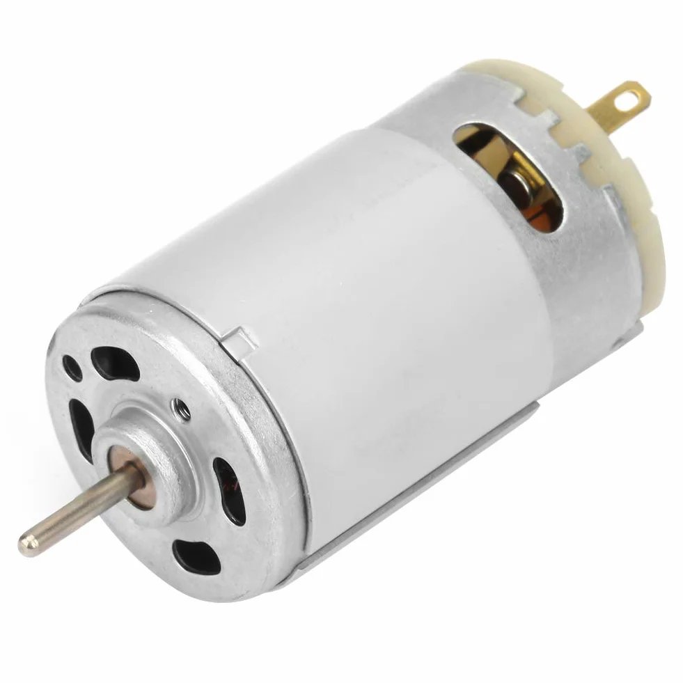 Silnik Mini DC, High Speed Circular D-Type As 395 silnik, silnik elektryczny 3-12 V długi wał mikro silnik do zabawek RC i robotyki