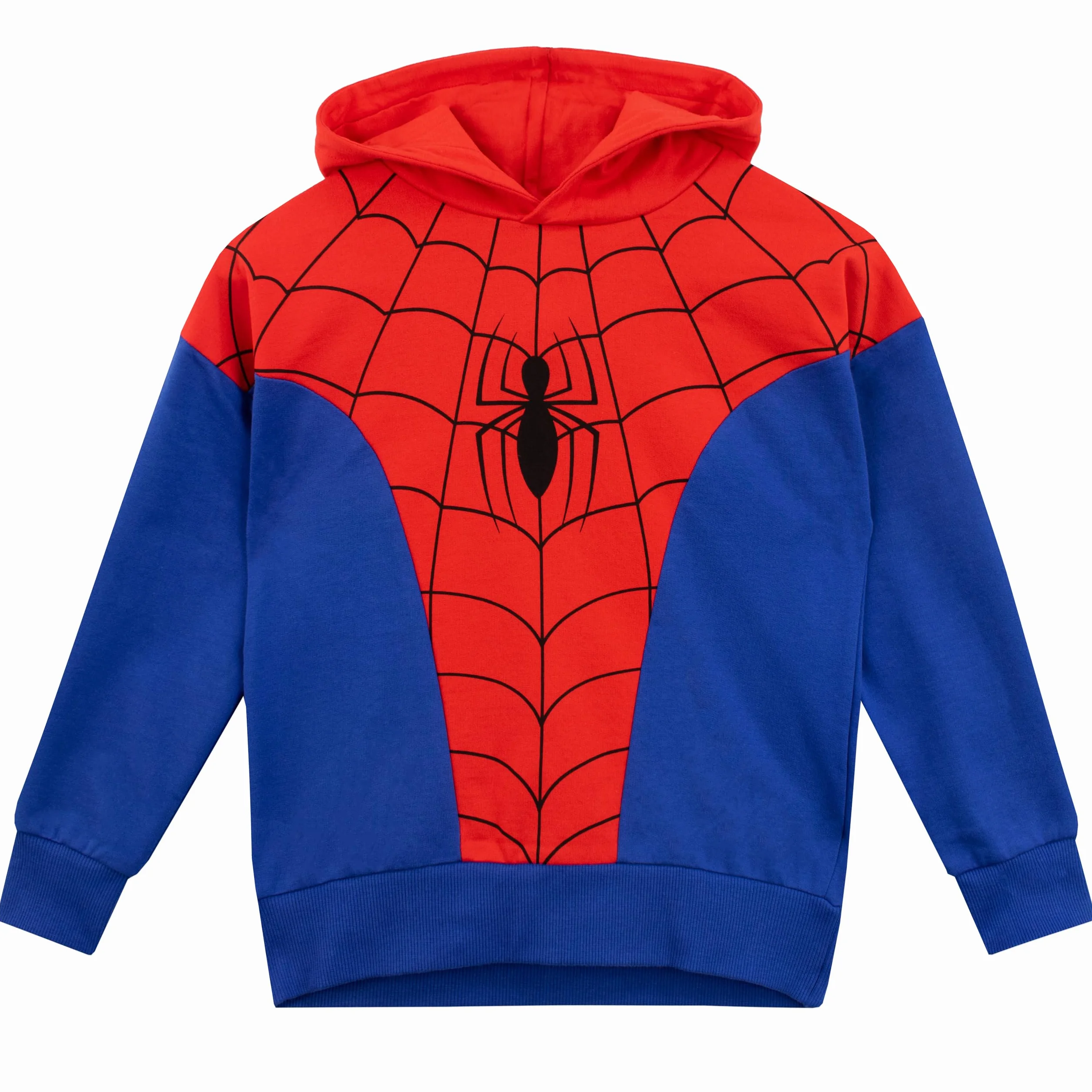 Marvel Chłopięca bluza z kapturem Spiderman | Chłopięce bluzy Spiderman do przebrania | Ubrania Spiderman dla dzieci