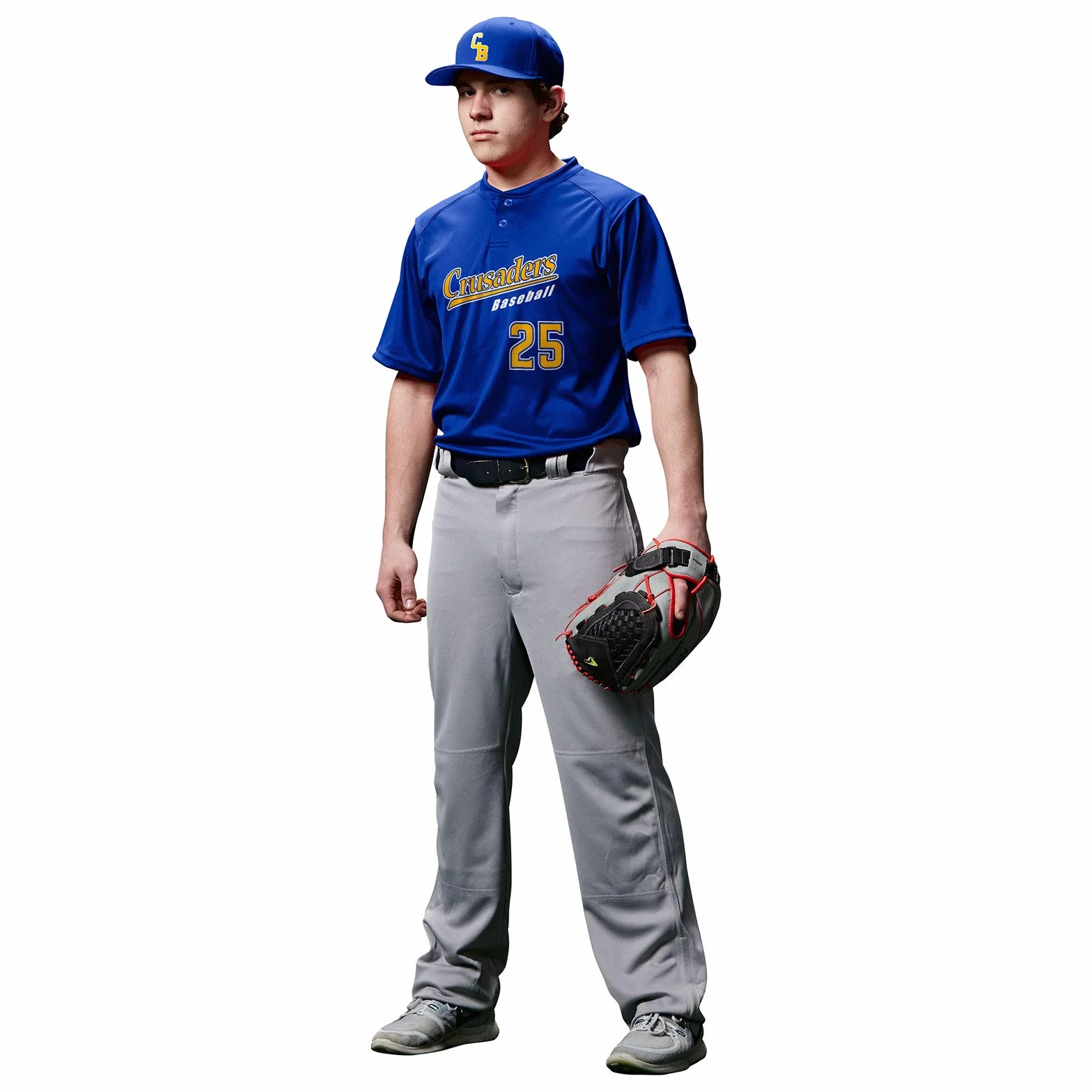 Champro Chłopięce MVP otwarte dno luźne dopasowanie spodnie baseballowe MVP otwarte dno luźny krój spodnie baseballowe