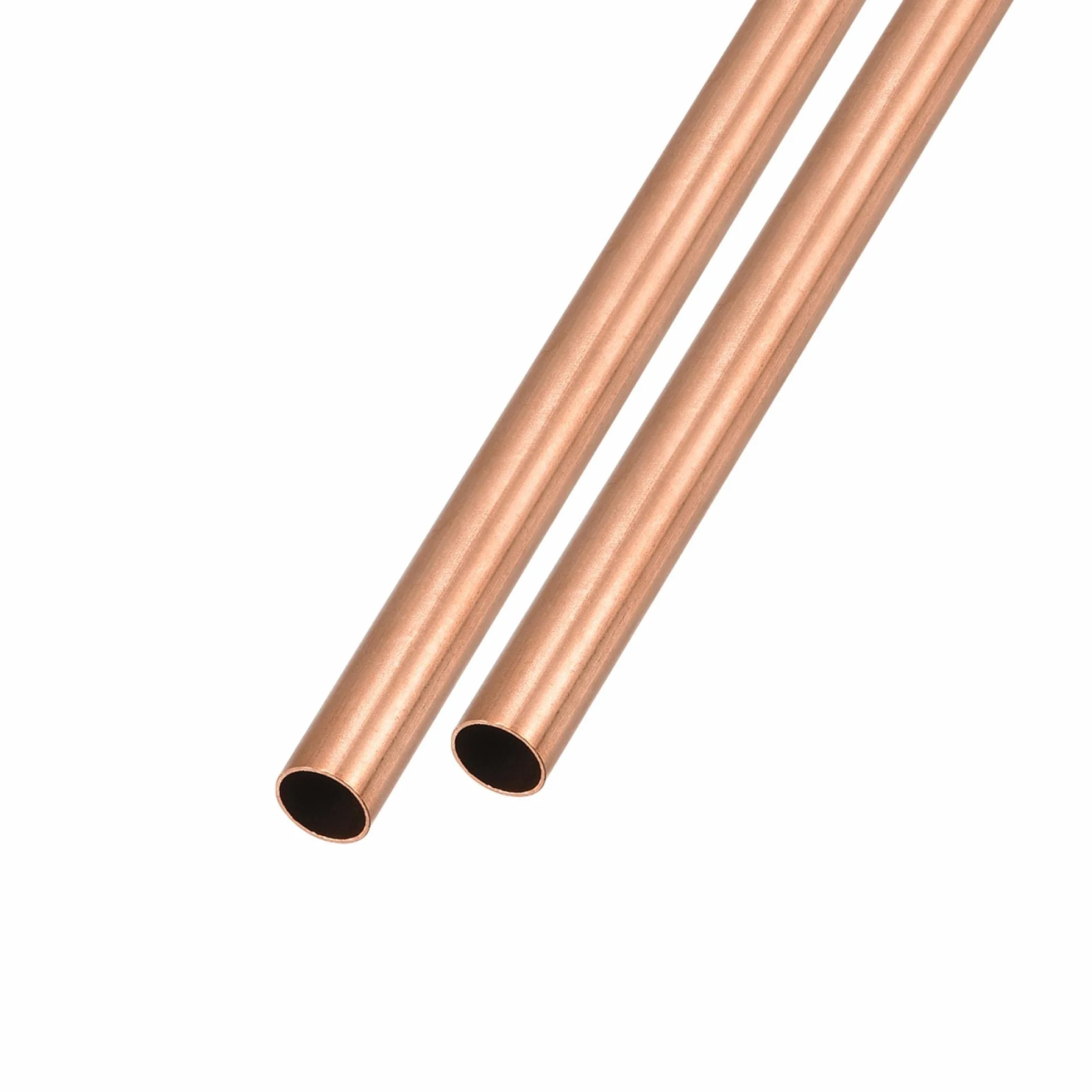 sourcing map 2 szt. rura miedziana 8 mm x 0,2 mm x 300 mm prosta do domu maszyn DIY rzemiosło artystyczne