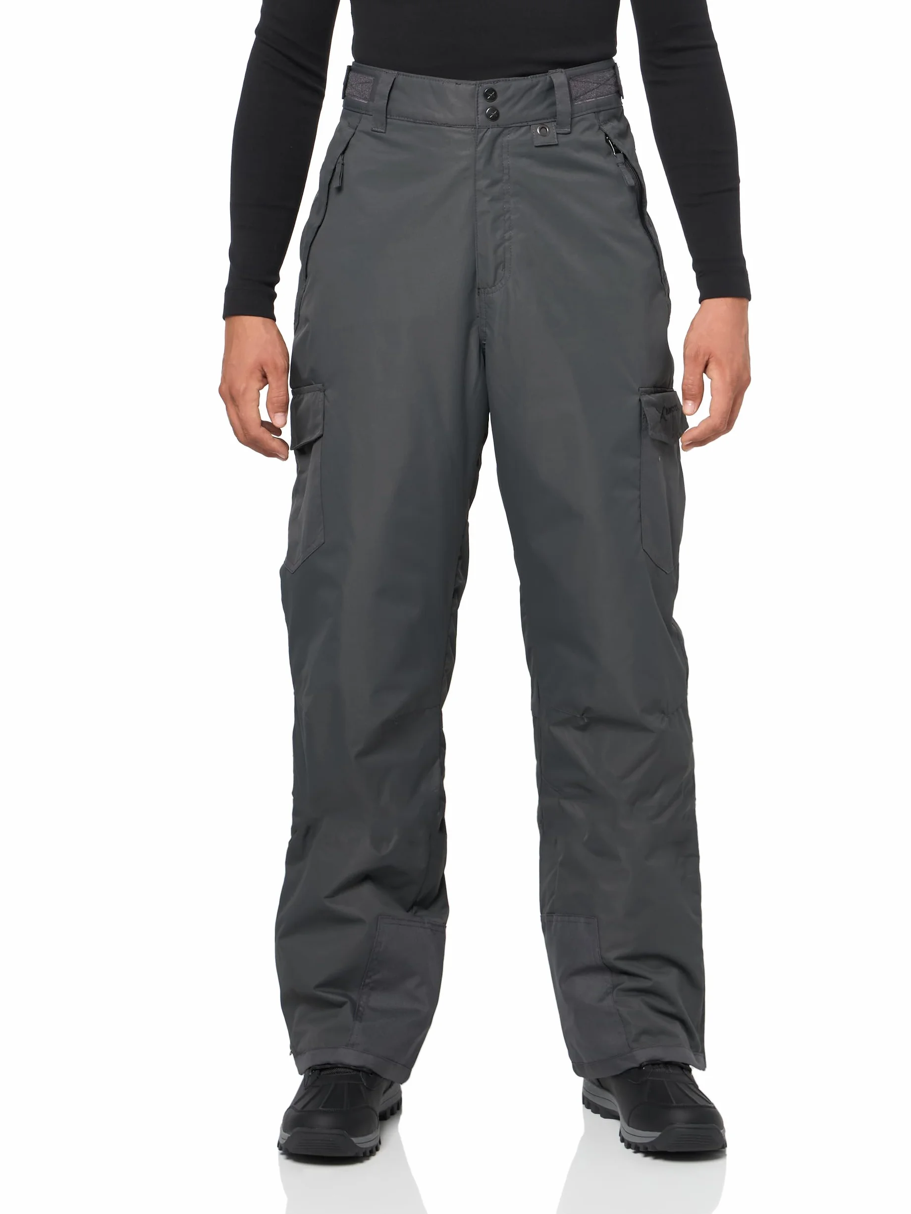 Arctix Men's Snow Sports Cargo Pants, Charcoal, Large (36-38W 28L)