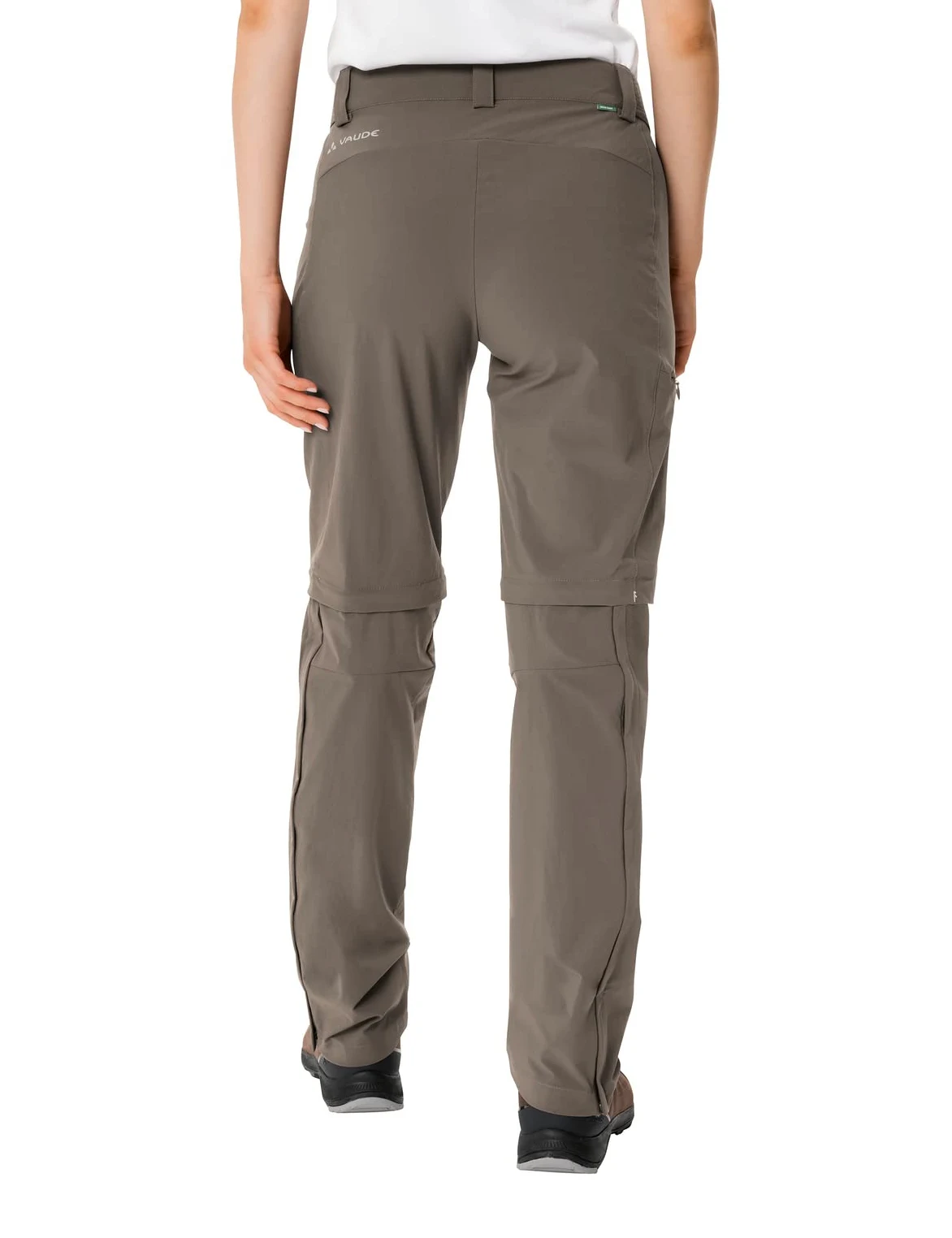 VAUDE Damskie spodnie trekkingowe z odpinanymi nogawkami Farley Stretch III, wodoodporne spodnie outdoorowe, rozciągliwe, oddychające spodnie trekkingowe z gumowym ściągaczem, wygodne, wiatroszczelne i szybkoschnące