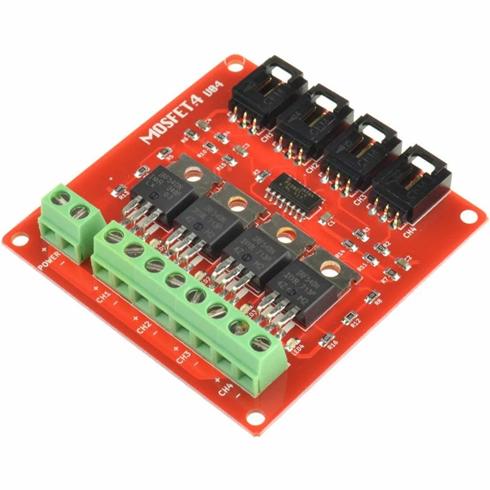 DollaTek 4 kana?y 4 trasy przycisk MOSFET IRF540 V2.0 do Arduino