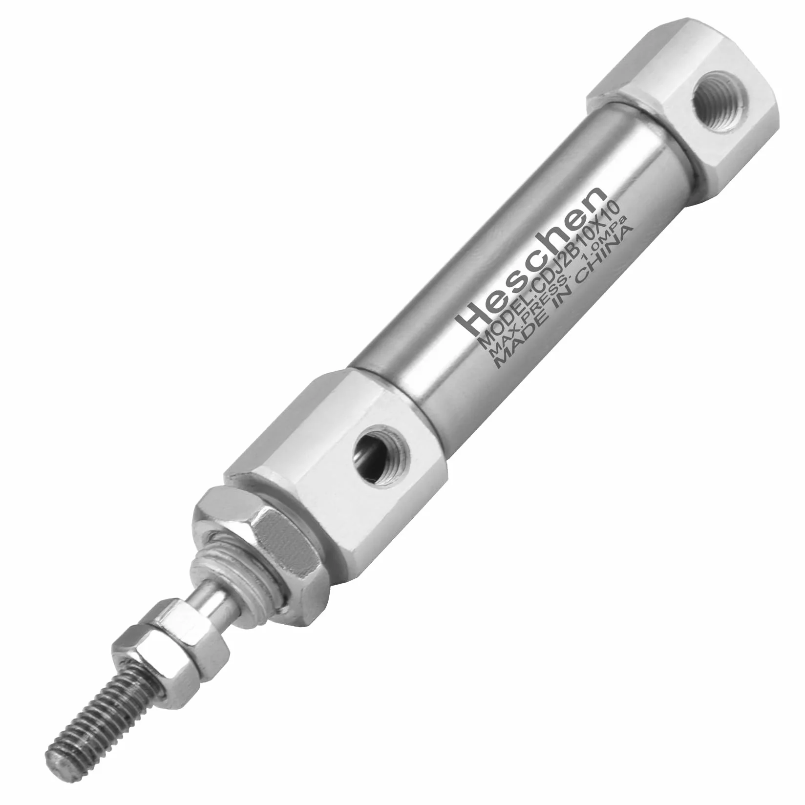 Heschen Slim pneumatyczny cylinder CDJ2B 10-10 M5 port 10 mm otwór 10 mm skok