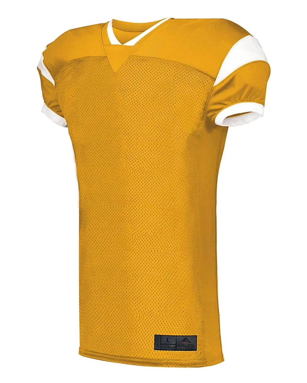 Augusta Sportswear Chłopięca skośna koszulka piłkarska S złota/biała koszula, S