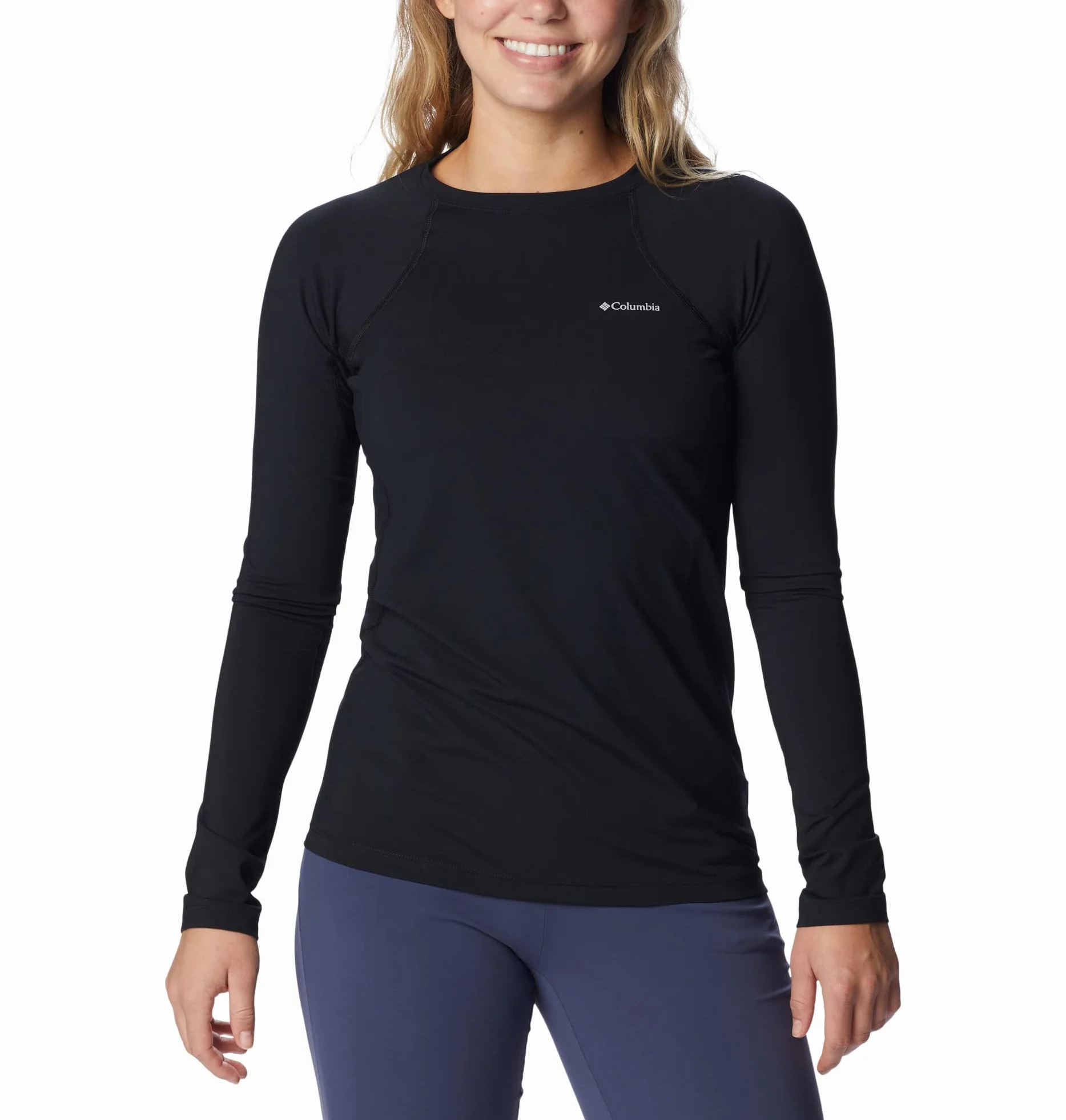 Columbia Kobieca Koszulka z Długim Rękawem, Midweight Stretch