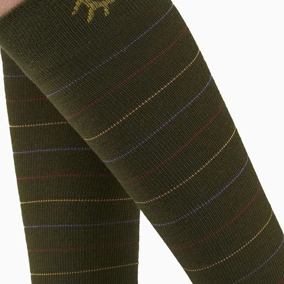 SOLIDEA Unisex Gambalety Skarpety For You Merinos Funny Kompresja Stopniowa 18/24 mmHg, Oliwki, Medium