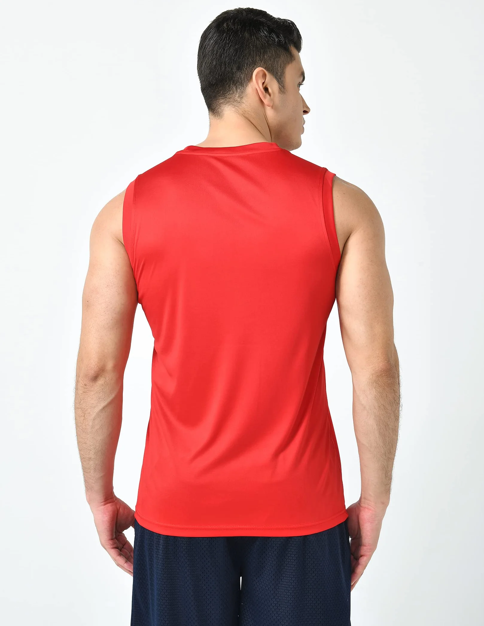 Liberty Imports Men's Stretch Cool Dry Muscle Tank Tops Athletic Sleeveless Workout Shirts Pack of 5 X-Large