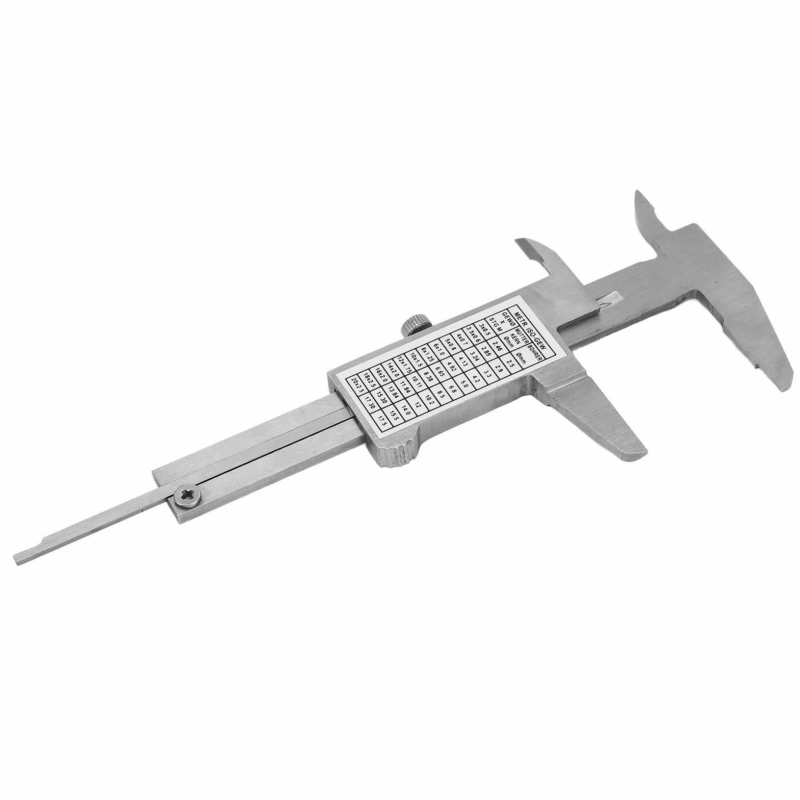 Fafeicy Suwmiarka z Noniuszem, 3-calowa Mini Suwmiarka z 4 Trybami Pomiaru, łatwa w Użyciu, Zakres 0-50 Mm, do Pomiaru Długości, Głębokości, średnicy Wewnętrznej i Zewnętrznej, Idealna do Obróbki