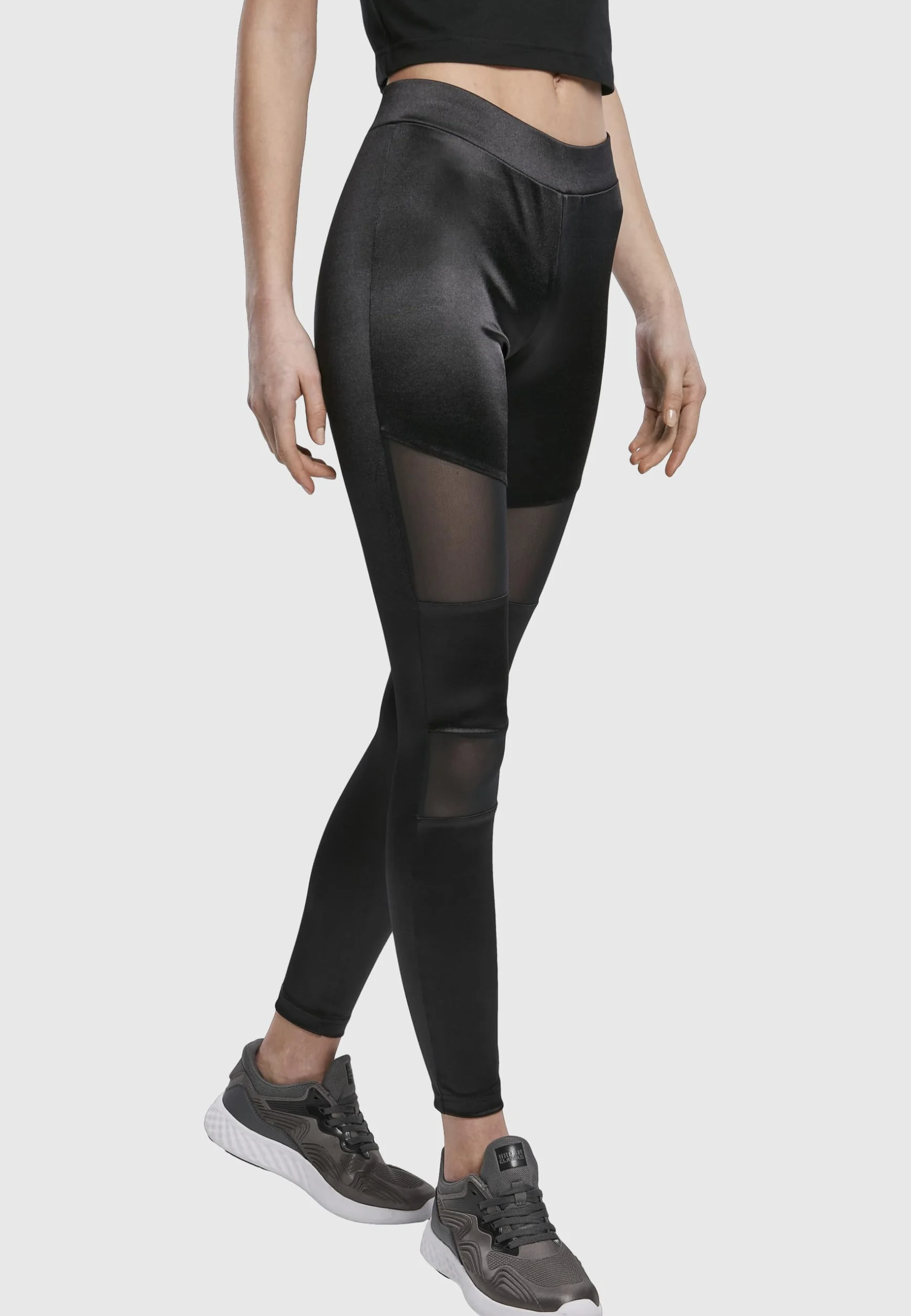 Urban Classics Ladies Shiny Tech Mesh Leggings