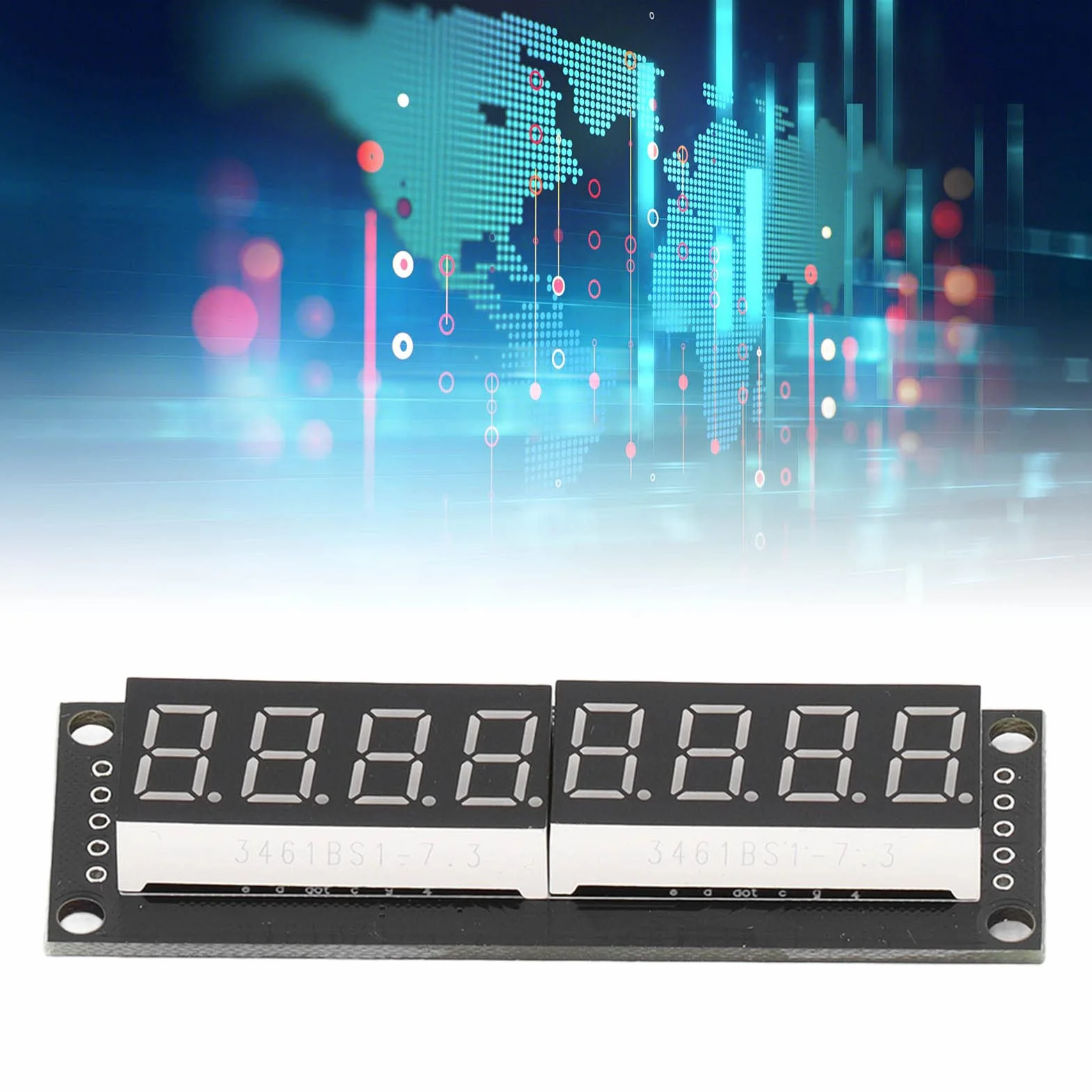 TM1637 8-cyfrowy 7-segmentowy Moduł Wyświetlacza LED Cyfrowy Wyświetlacz LED Plug And Play Wyświetlacz Liczby LED
