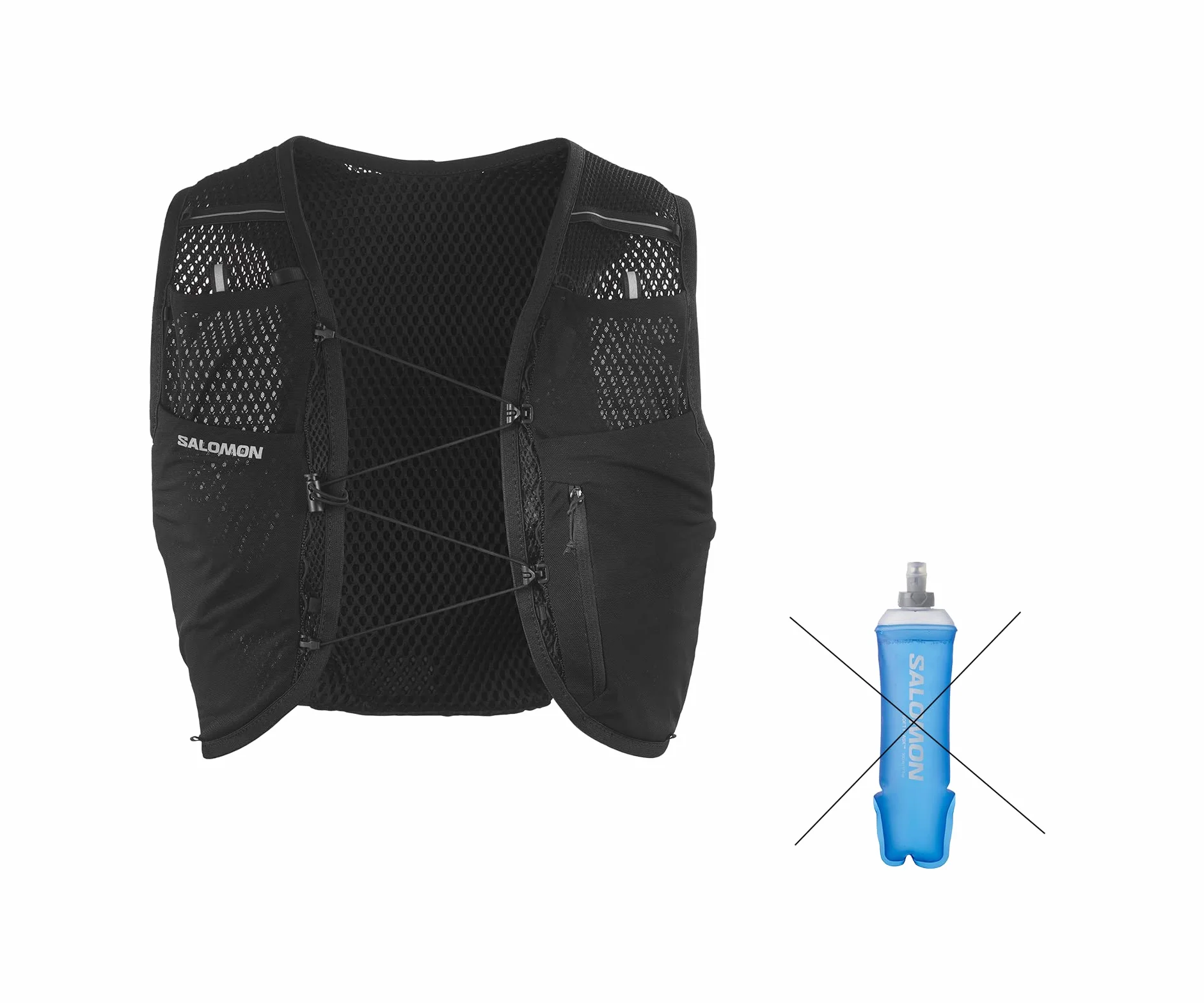 Salomon Active Skin 8 kamizelka nawadniająca do biegania 8 l niebieska L
