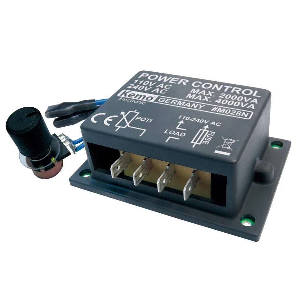 KEMO Regulator mocy 110 – 240 V/AC, 4000 VA M028N